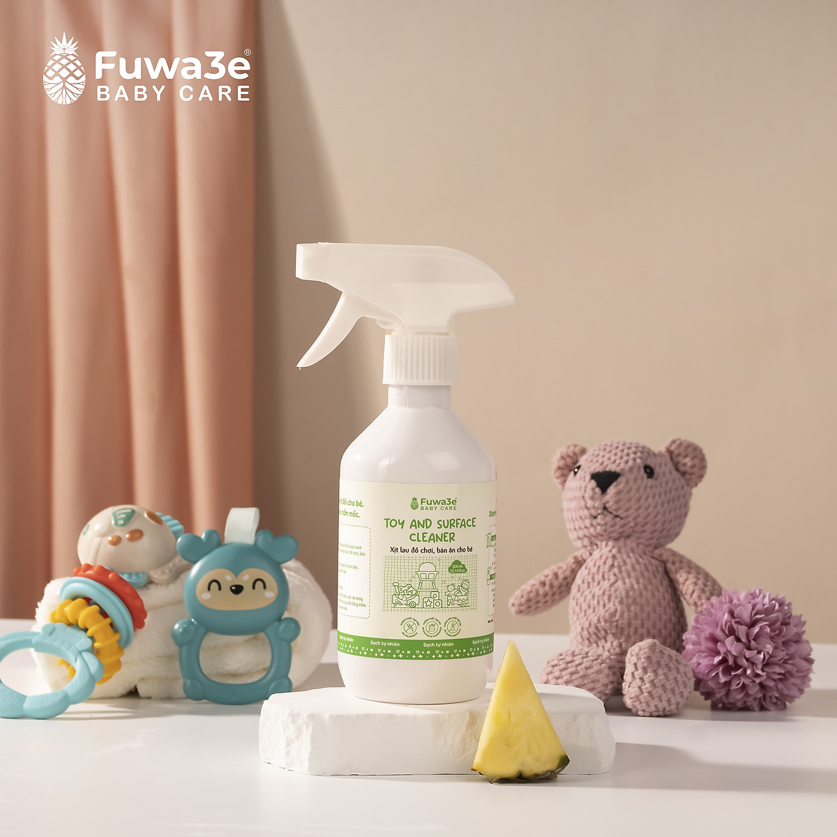 Chai xịt vệ sinh đồ chơi Fuwa3e 300ml