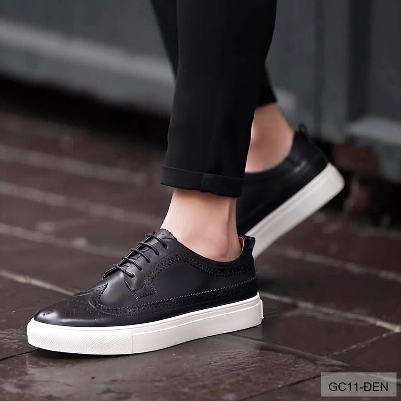 GC11 - Giày Nam Brogue Da Thật Phong Cách Anh Quốc Thiết Kế Sneaker Thời Trang_thumbnail_27