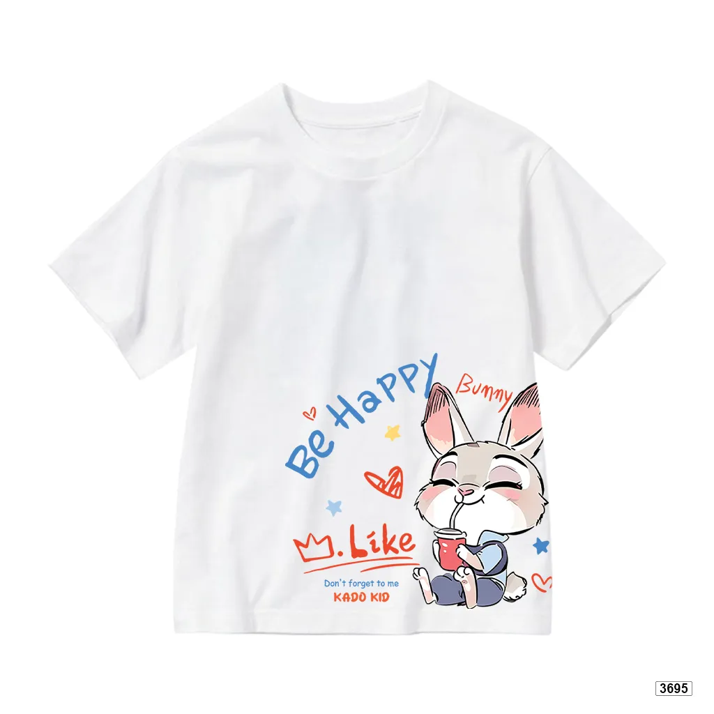 Áo thun bé gái form rộng chất thoáng mát hoạt hình Thỏ Kado 3695_thumbnail_7