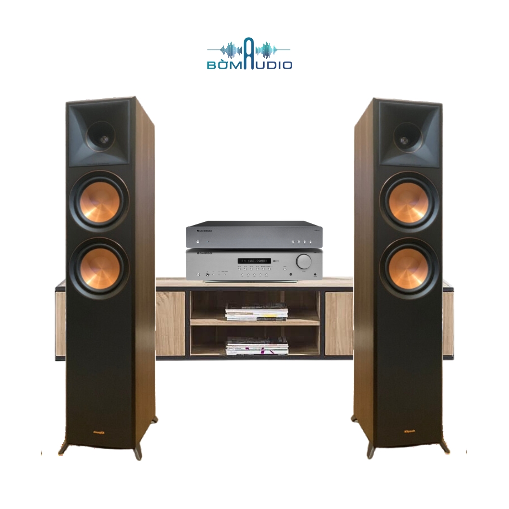 Combo Amply CAMBRIDGE AUDIO AXR100 + Network Player CAMBRIDGE AXN 10 + Loa Cột  KLIPSCH 4000F_thumbnail_1