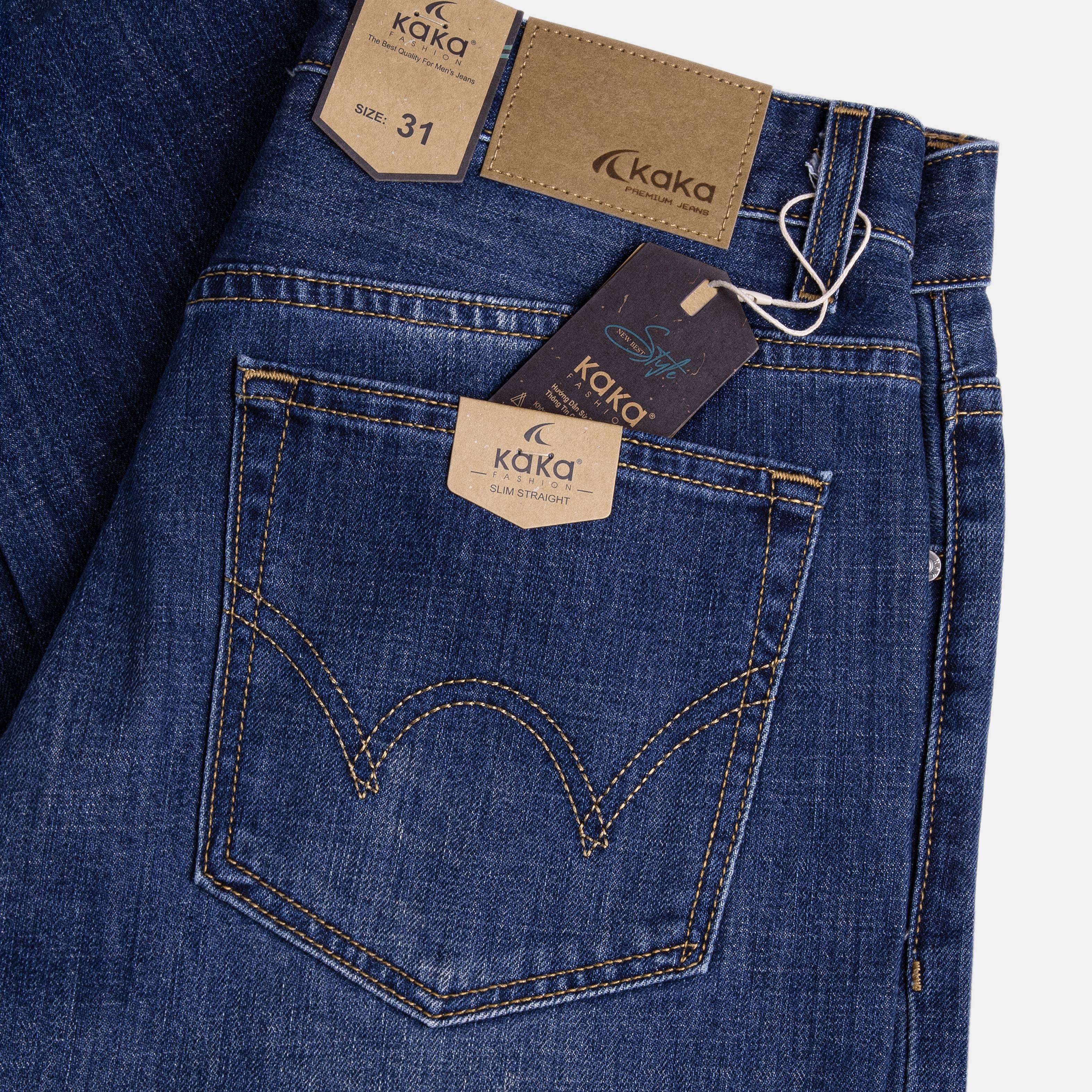 Quần Jeans Nam Cao Cấp J13 - Form Slim Straight - KaKa Fashion_thumbnail_9