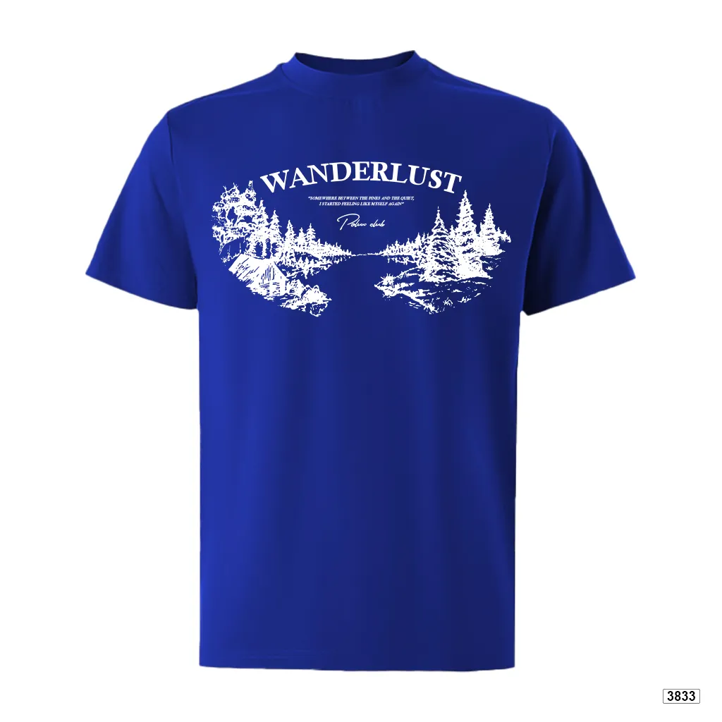 Áo thun nam Wanderlust aesthetic phong cách tối giản Hàn Quốc dễ phối Polux 3833_thumbnail_15