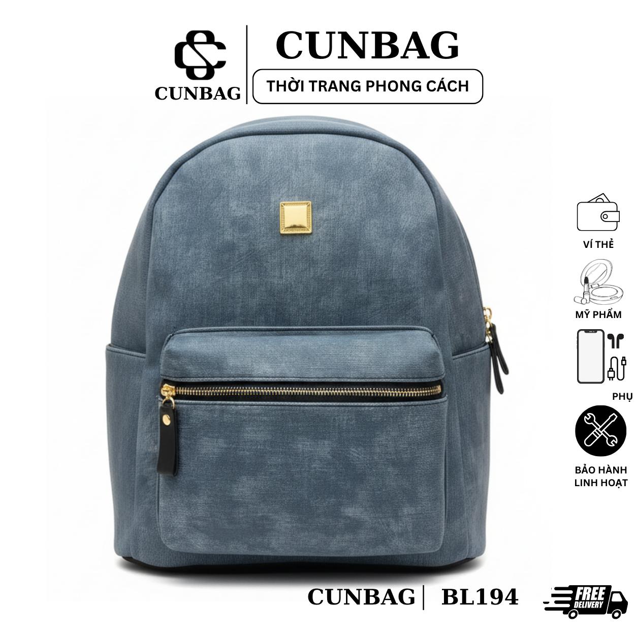 Balo Da Phối Khóa Vàng Đeo Đi Chơi Đi Học – Form Đứng Lịch Lãm BL194_thumbnail_1