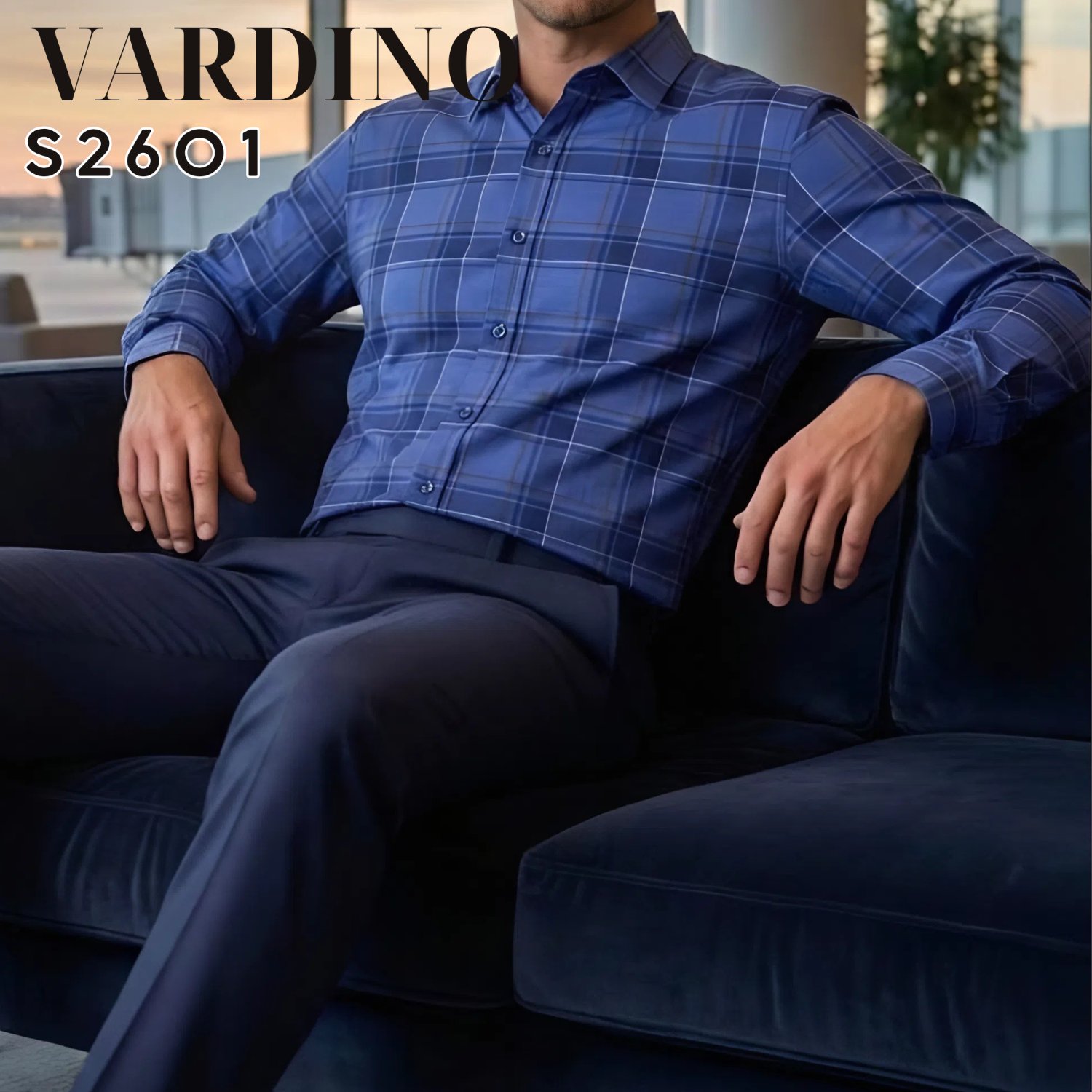 Sơ mi kẻ dài tay Vardino S2601_thumbnail_3