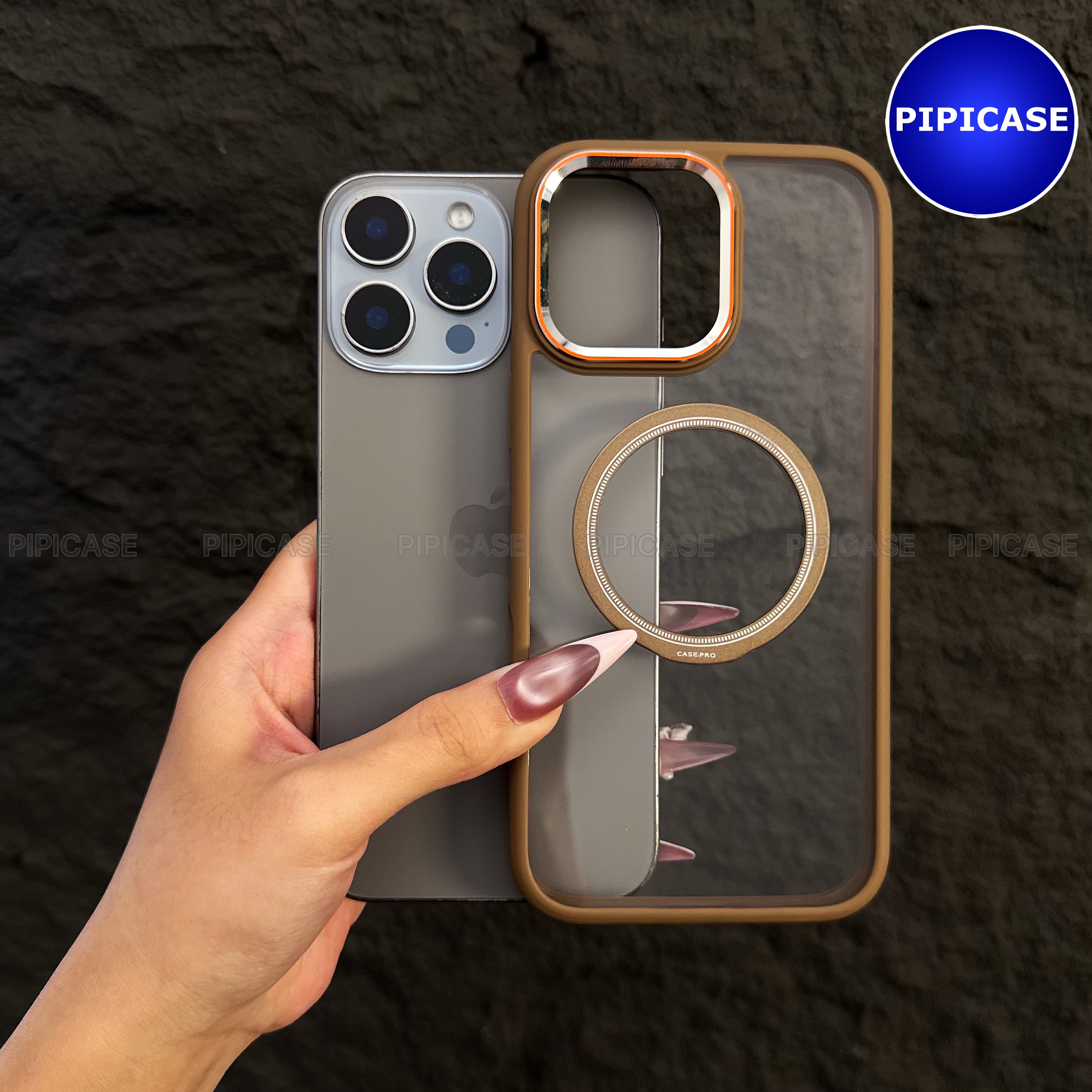 Ốp Lưng iPhone 16 Pro Max - Wigu - Nâu_thumbnail_4