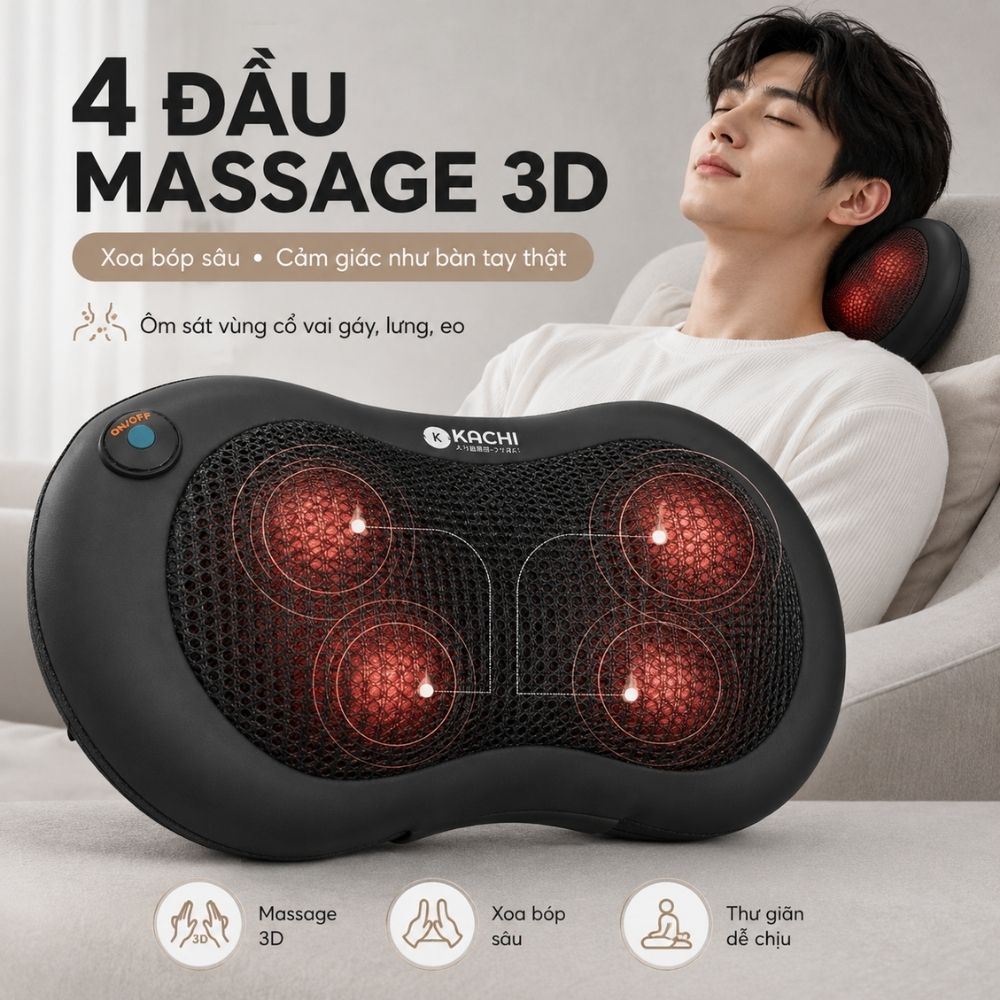 Gối massage không dây Kachi dòng cao cấp MK343_thumbnail_10