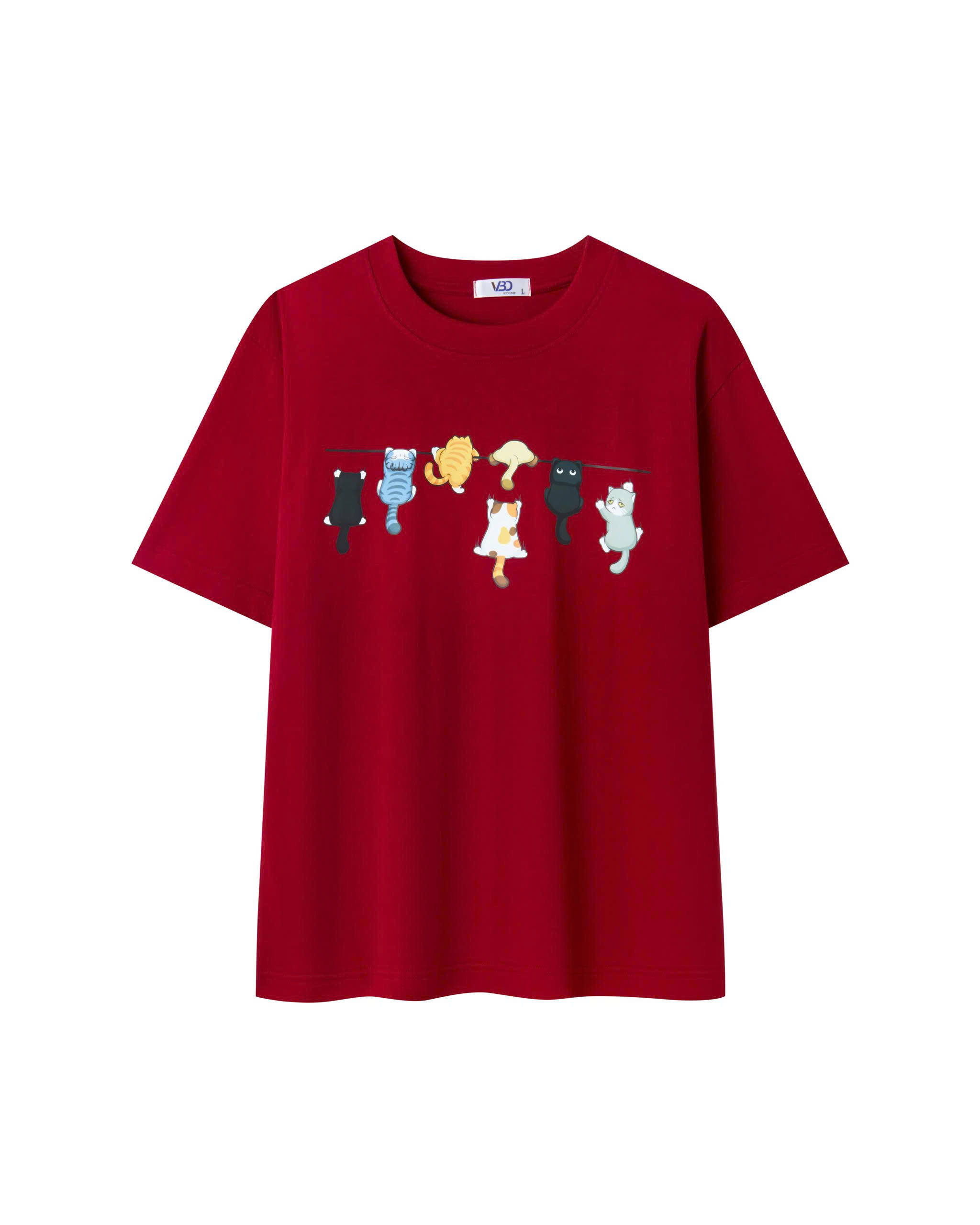 BIGSIZE NỮ - Áo thun form rộng in mèo dành cho nàng béo 55-95kg V-AK102-1_thumbnail_14