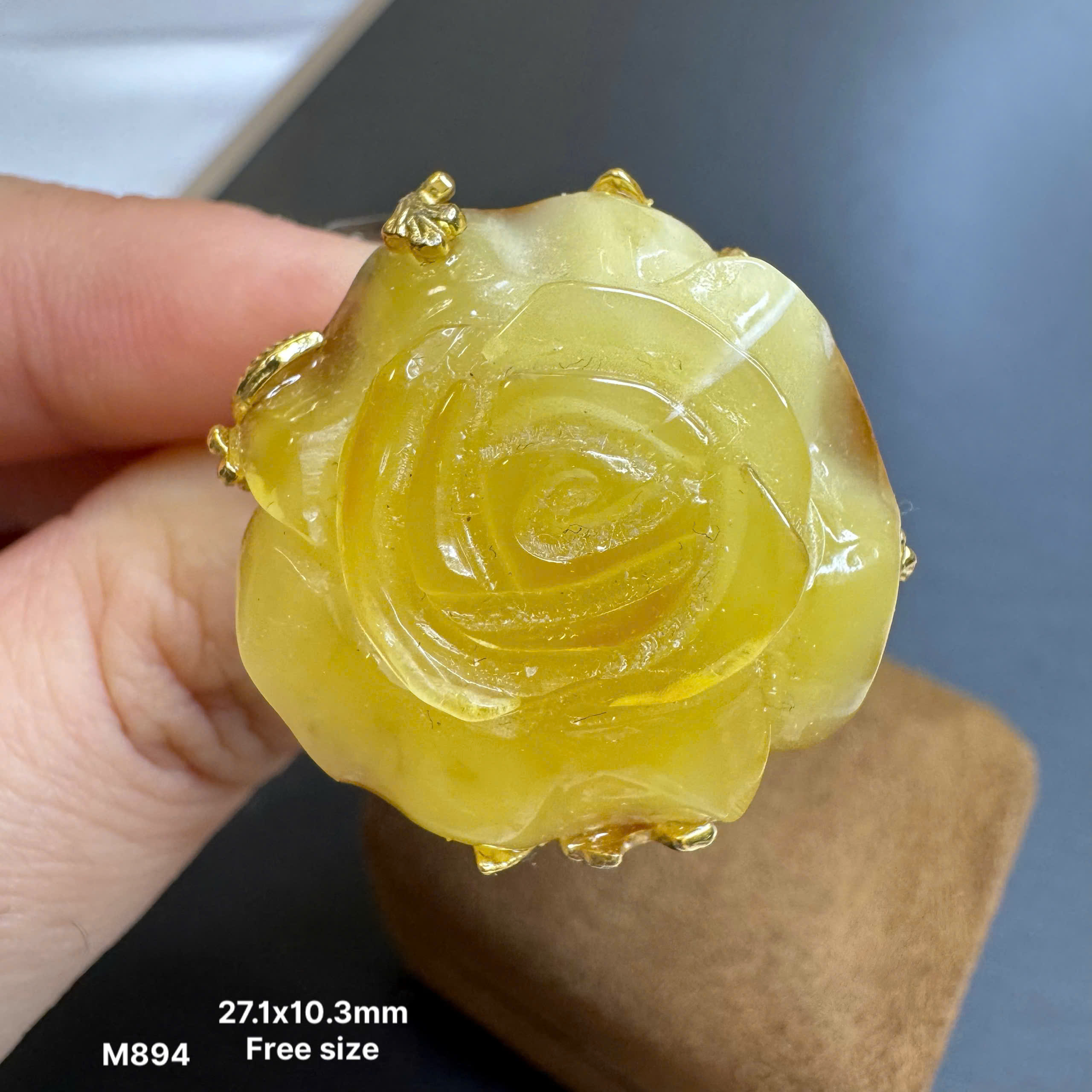 Nhẫn Hoa Khối Mật - M894