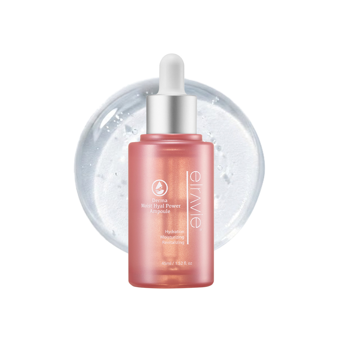Tinh Chất Cấp Ẩm Chuyên Sâu, Trắng Khỏe Cho Da Khô Elravie Moist Hyal Power Ampoule 45ml