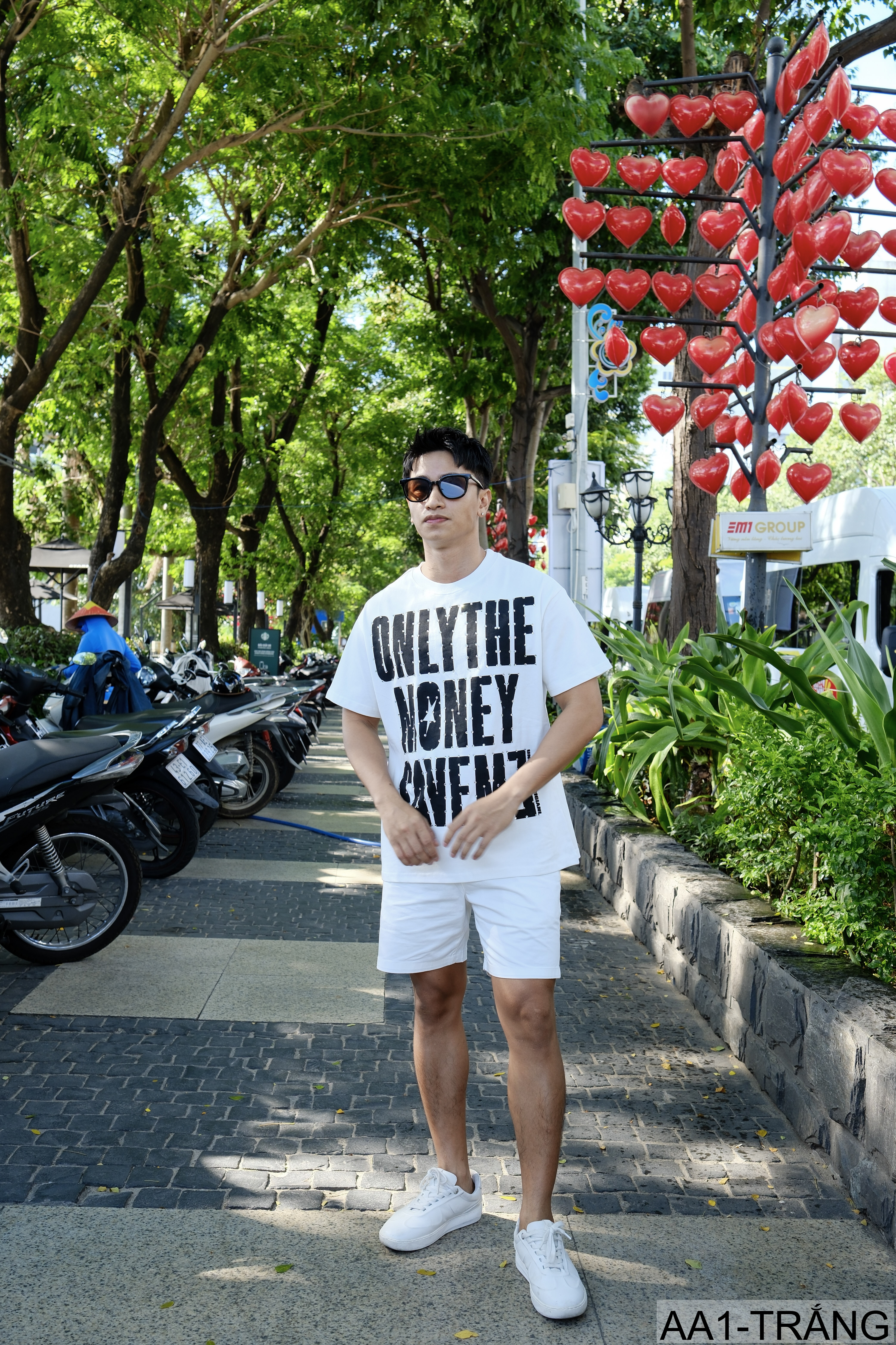 AA1 - Áo thun nam cổ tròn in chữ retro phong cách streetwear, cotton , dáng vừa vặn, 4 màu thời thượng_thumbnail_20