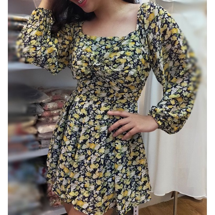 Floral Jumpsuit Long Sleeve_thumbnail_1