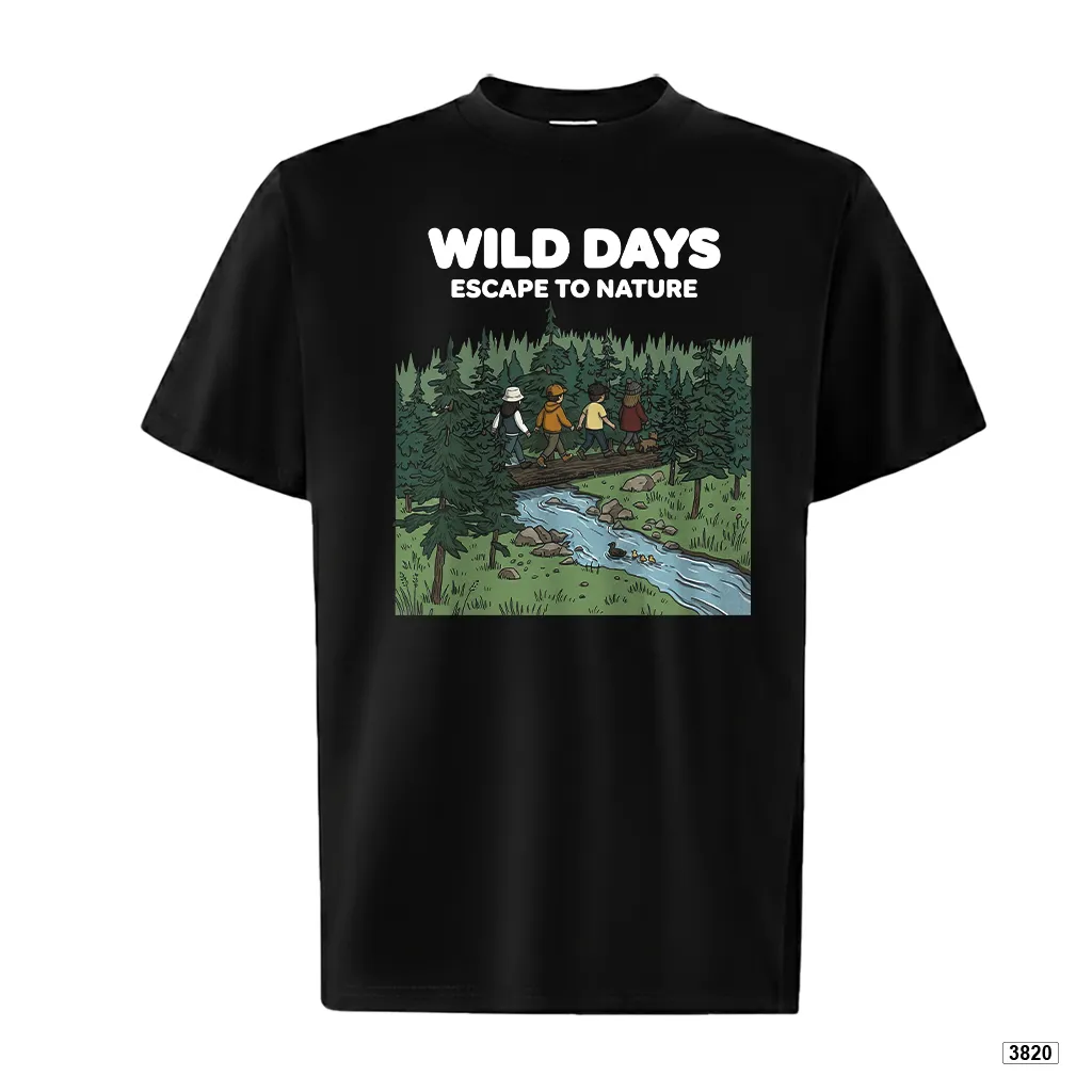 Áo thun nam oversize cá tính Wild Days TeePrint 3820_thumbnail_7