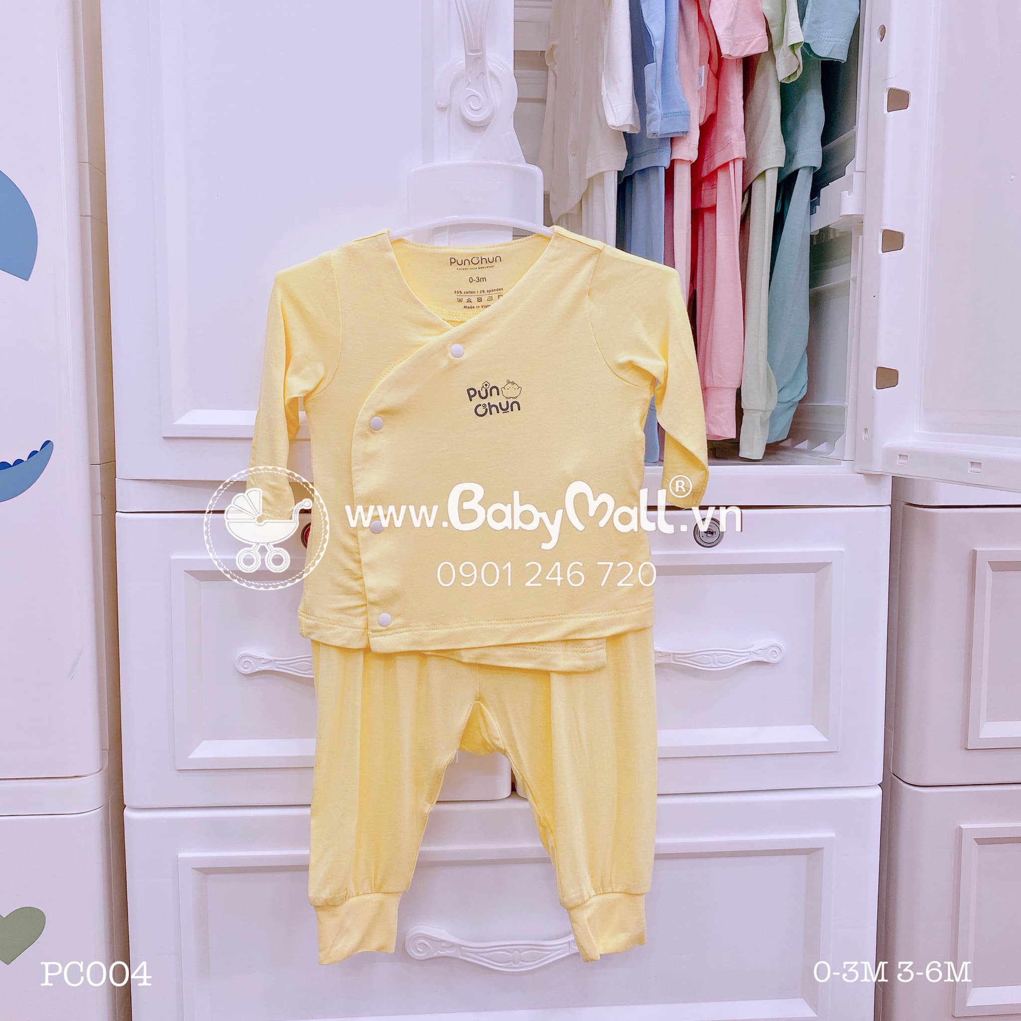 Bộ dài tay cúc chéo PUNCHUN_thumbnail_2