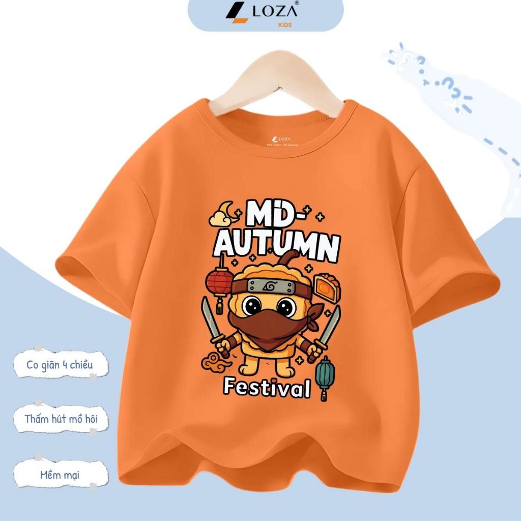 [XẢ KHO SIZE 150] Áo phông cho bé trai bé gái nhiều mẫu chất liệu thun cotton mềm mát size từ 30-35kg - Loza Kids XA007_thumbnail_42