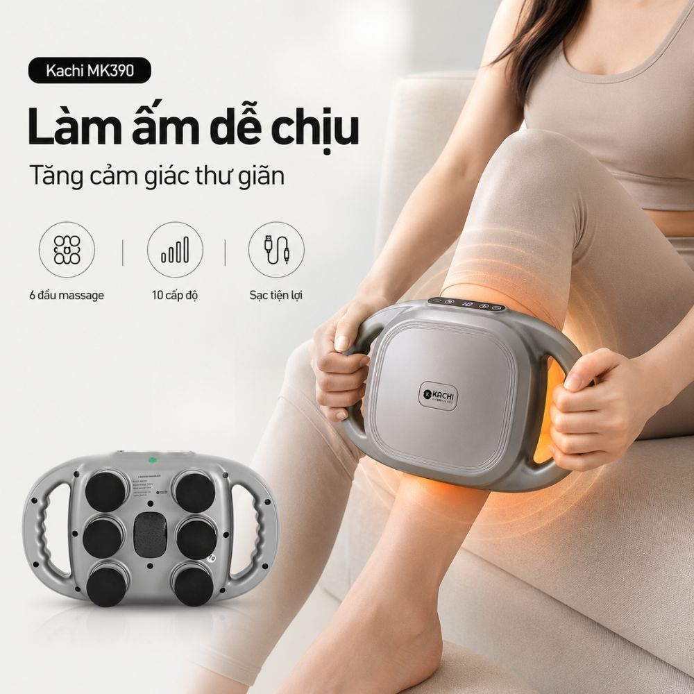 Máy Massage 6 Đầu Rung Kachi MK390 Chạy Pin - Giải Pháp Thư Giãn Tối Ưu Cho Cơ Thể_thumbnail_7