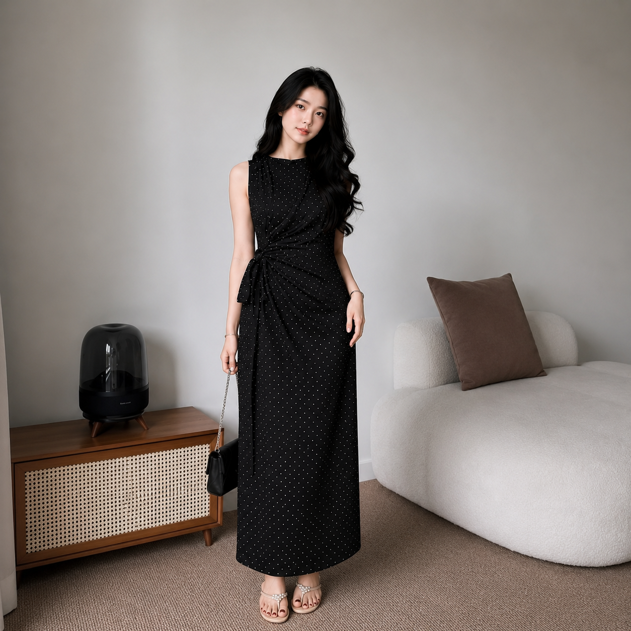 Váy dài chấm bi 1291_thumbnail_5