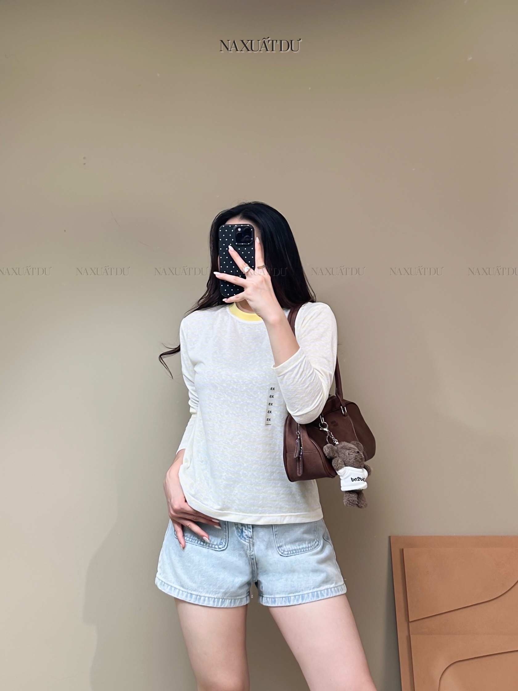 ÁO KẺ TAY DÀI (1) - A123