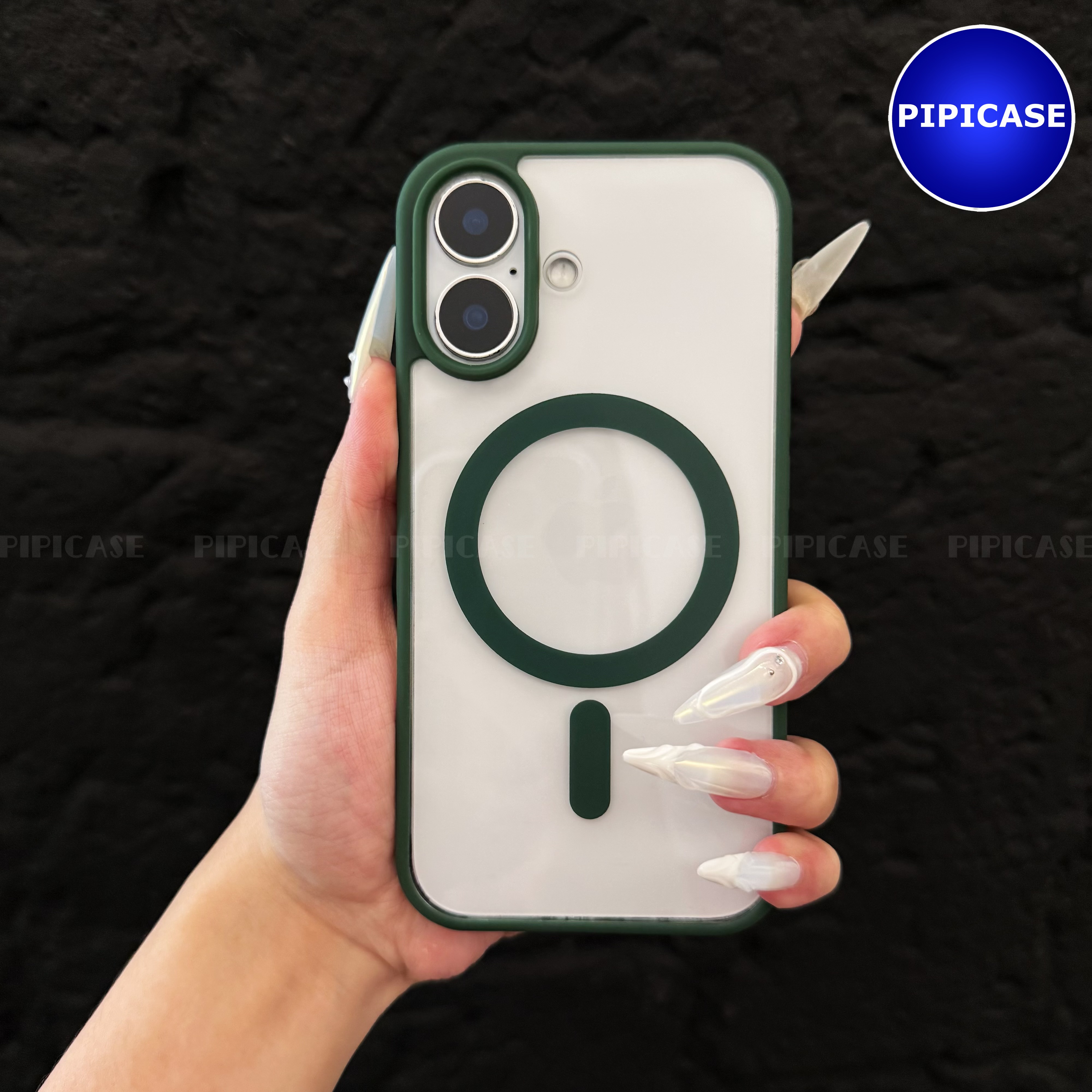 Ốp Lưng iPhone 16 - Chic - Xanh Lá