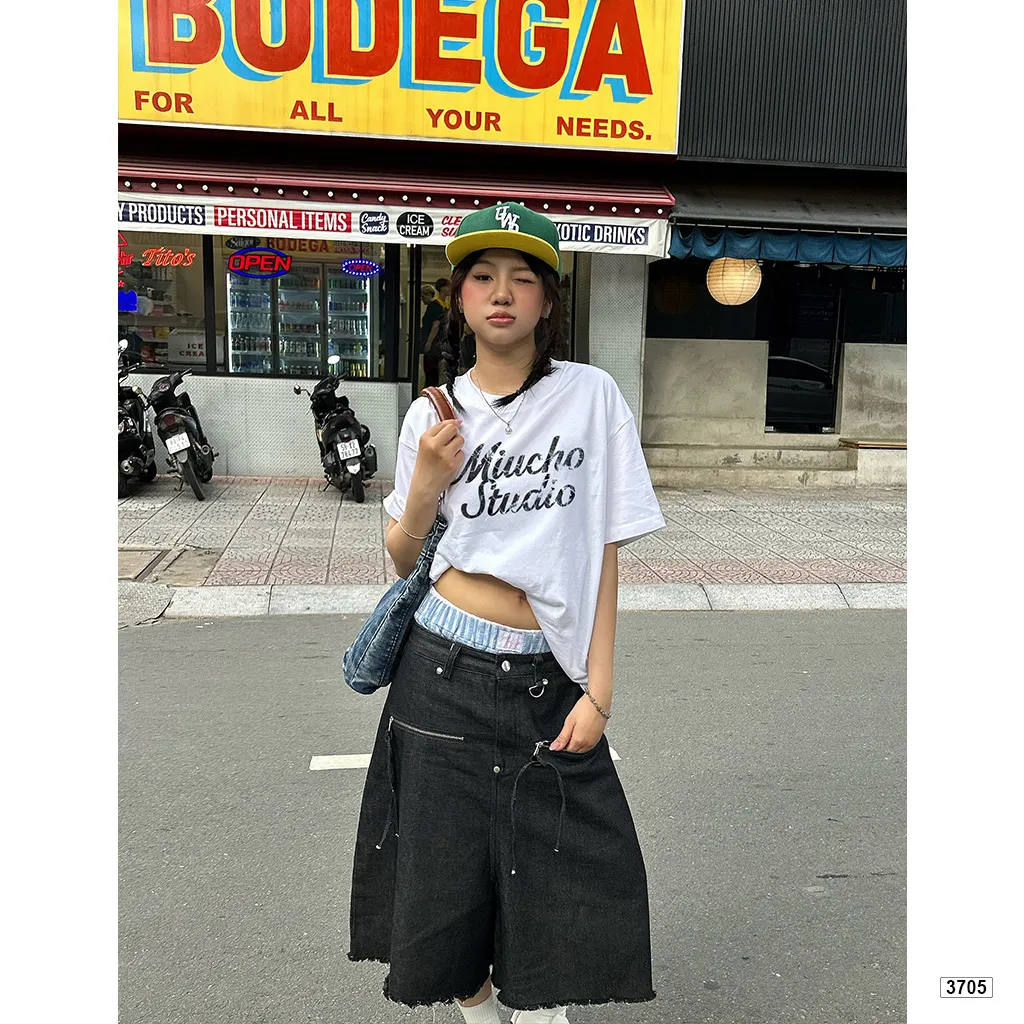 Áo thun boxy nam nữ Miucho Studio 3705 dày dặn đứng form_thumbnail_5