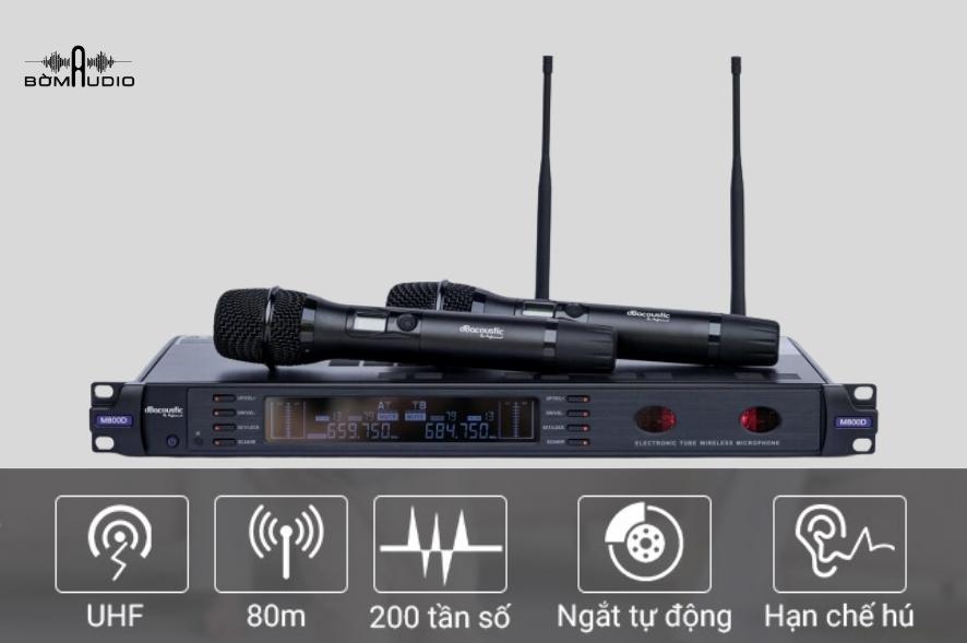 Đánh giá chi tiết micro karaoke Dbacoustic M800D