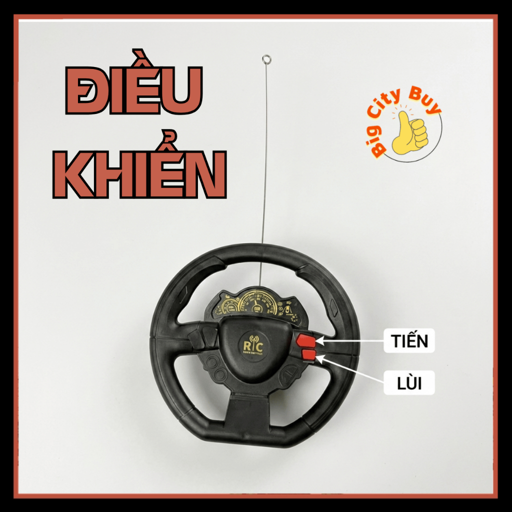 Xe Ô Tô Điều Khiển Từ Xa Bugatti Mini Có Vô Lăng, Xe Đua Tốc Độ Đồ Chơi Cho Bé Cực Ngầu BigcityBuy 337XOT_thumbnail_3