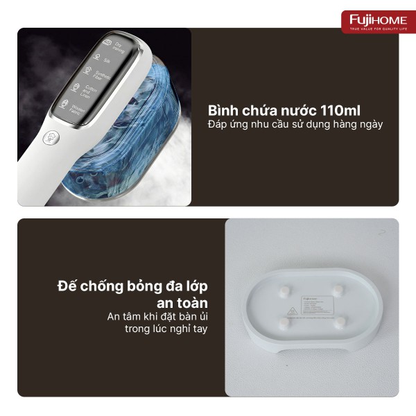 Bàn là  (bàn ủi) hơi nước cầm tay Fujihome SI718AW ( chọn là theo loại vải )_thumbnail_13