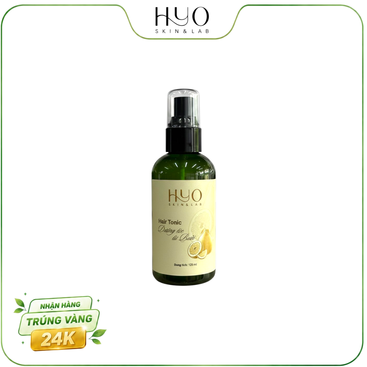 HAIIR TONIC 120ML - HYO SKIN & LAB [ Xịt Dưỡng Tóc Bưởi ]