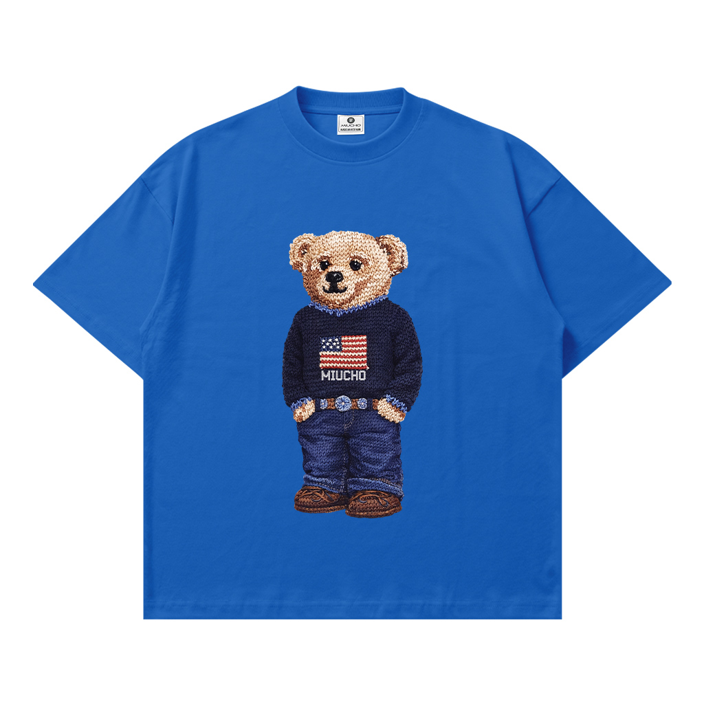 Áo thun boxy nam nữ Teddy đứng form Miucho 3460_thumbnail_14