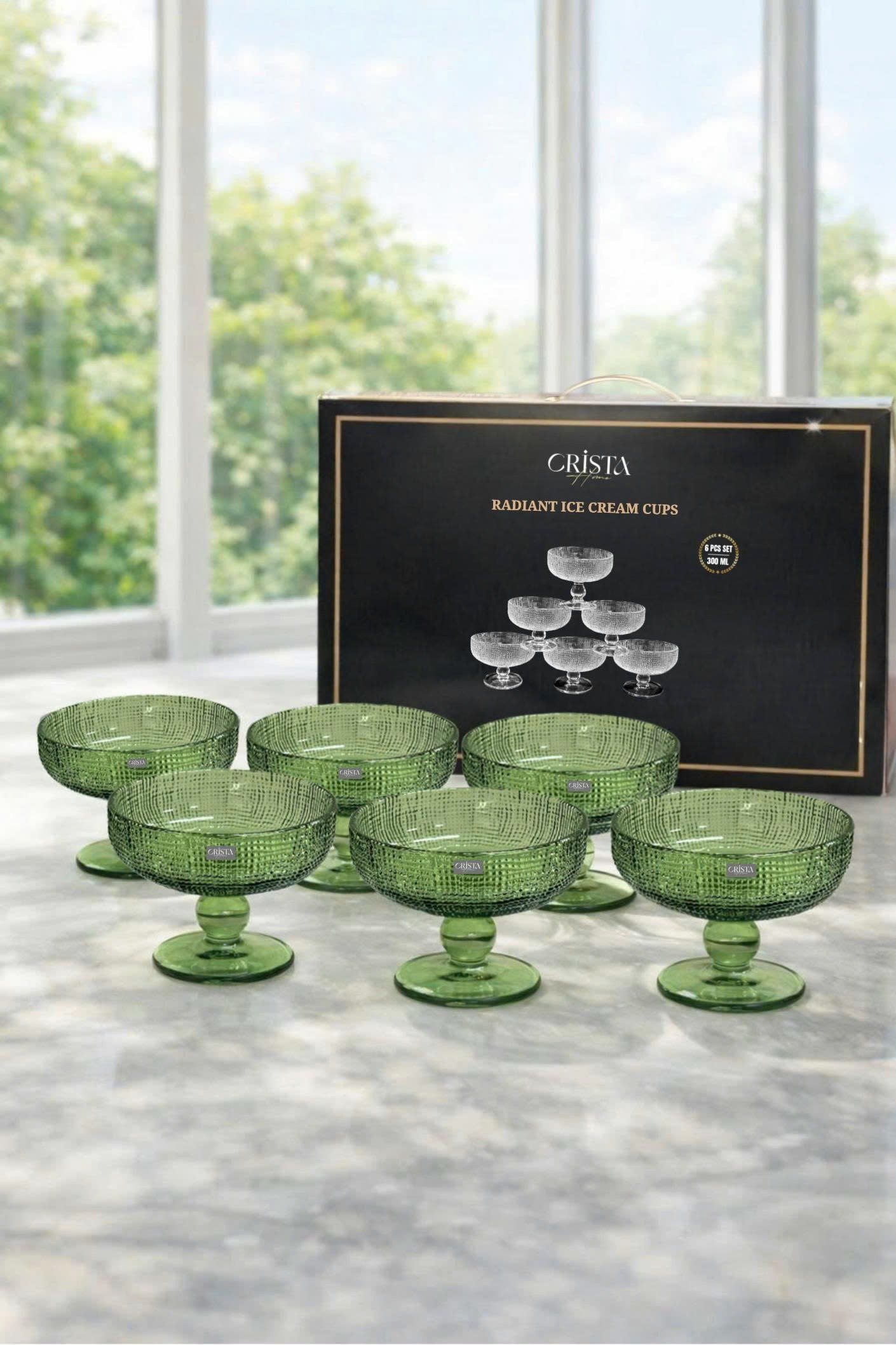 Bộ 6 ly đựng kem màu RADIENT rực rỡ CRISTA HOME,_thumbnail_8