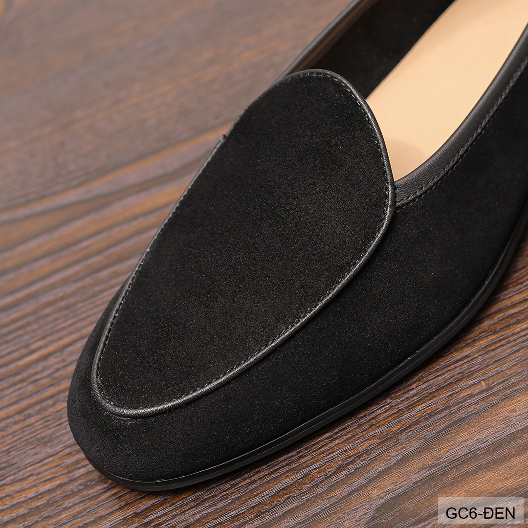 GC6 - Giày Loafer Nam Da Bò Thật Mùa Hè 2025 Phong Cách Anh Quốc Đen & Đặt Tiền_thumbnail_15
