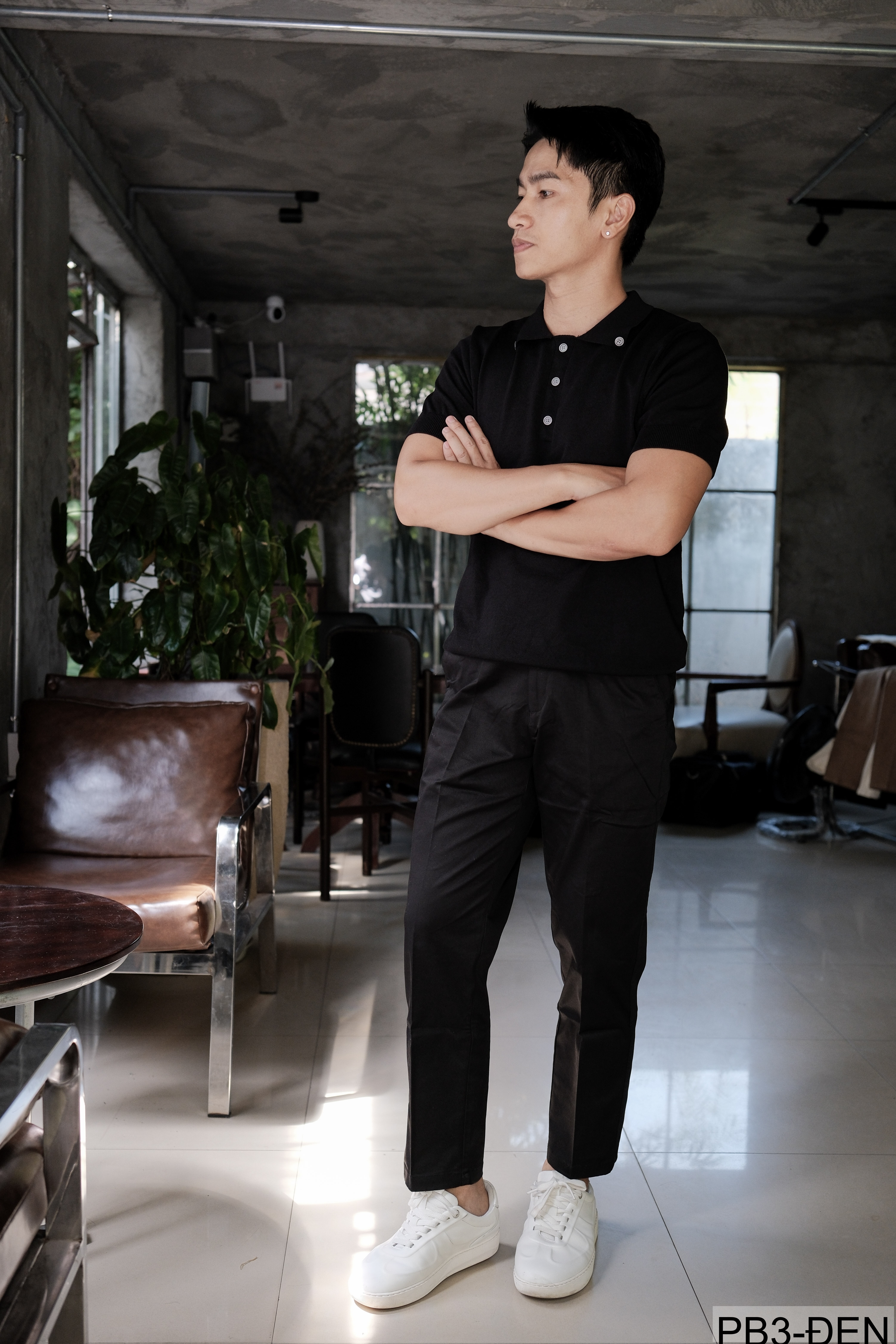 PB3 - Quần ống đứng nam màu trơn, chất cotton co giãn nhẹ, dáng regular fit, phong cách streetwear_thumbnail_11