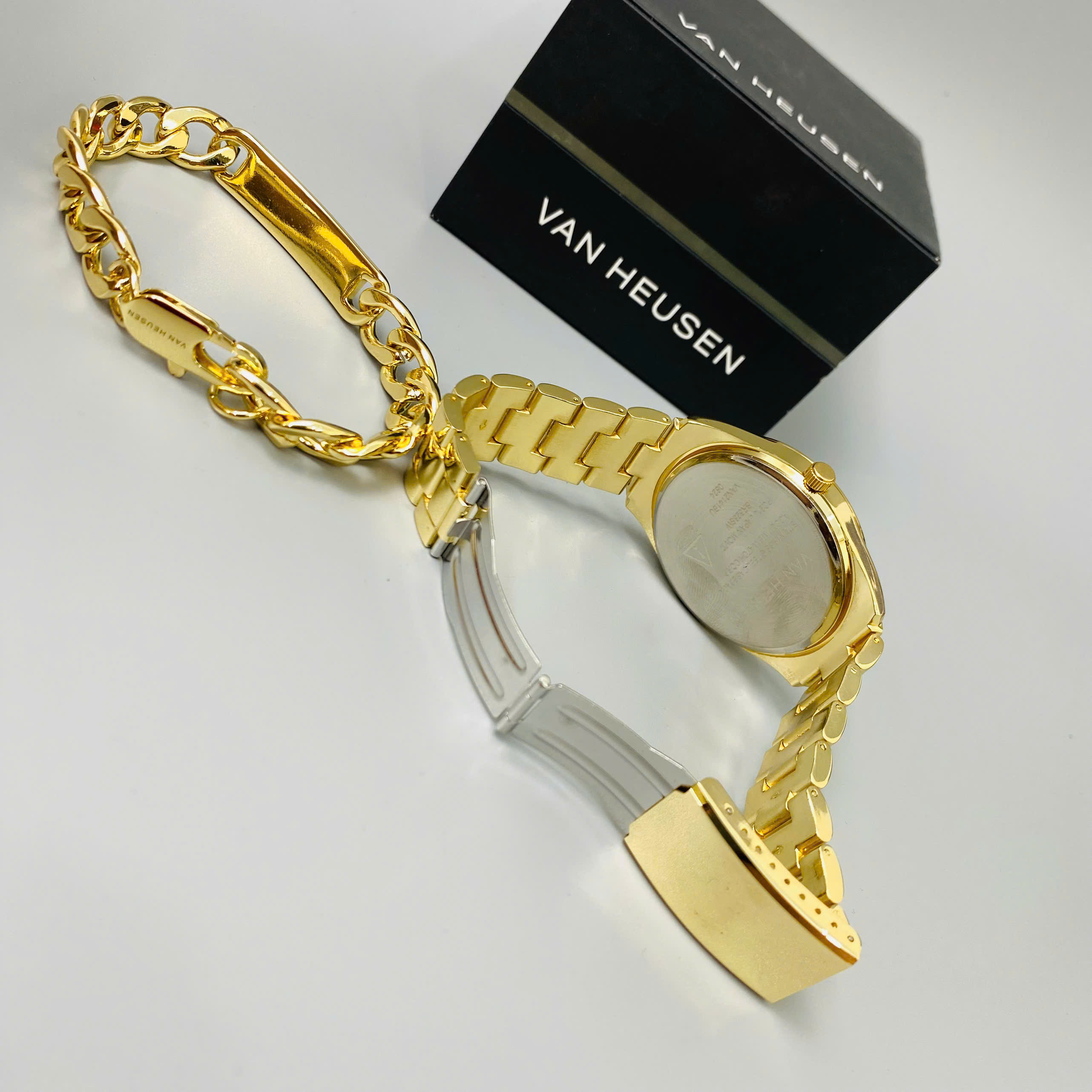 Đồng Hồ Nam Van Heusen Mặt Xanh Cao Cấp_thumbnail_4