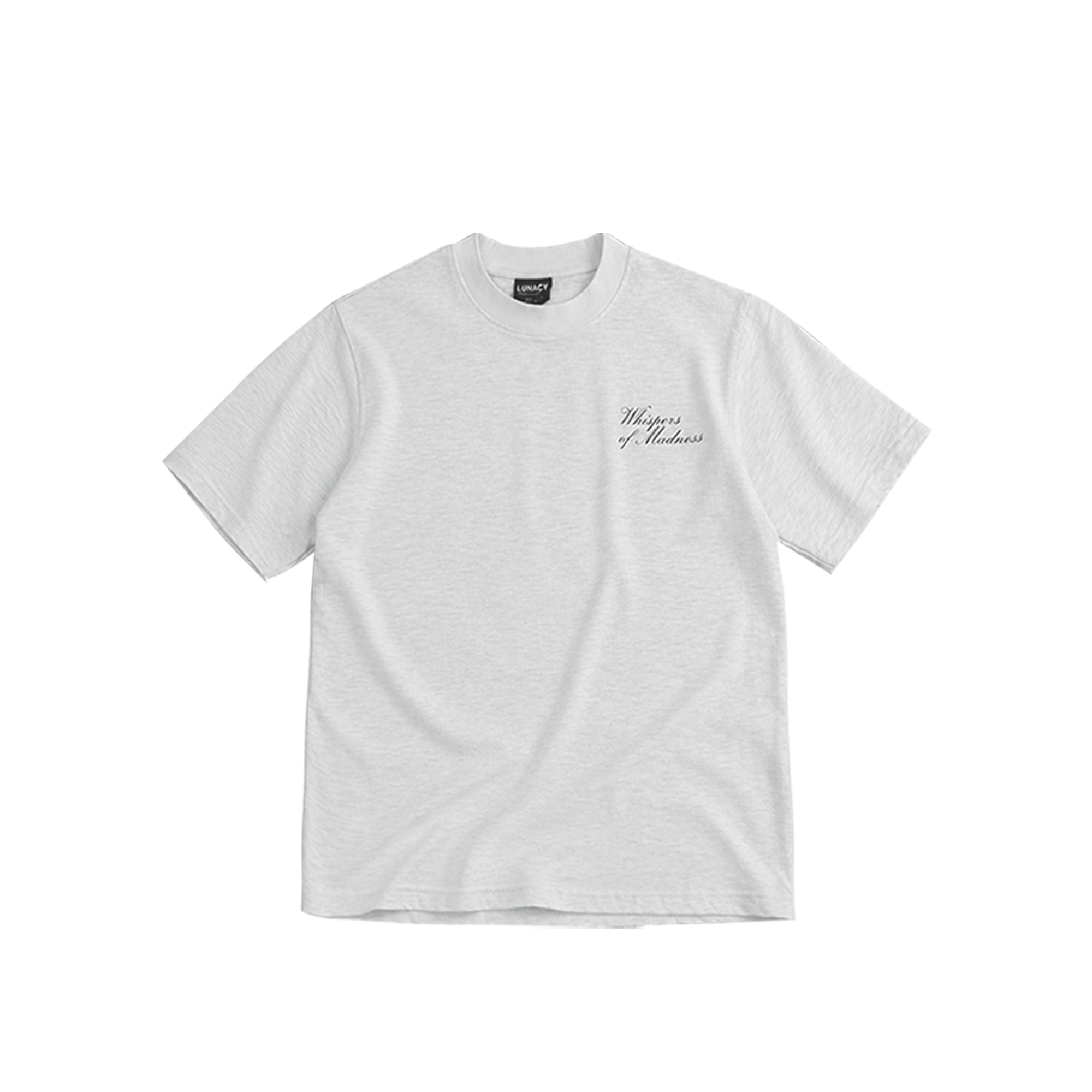 "LUNACY" ETHEREAL T-SHIRT, SLUB COTTON / WHITE