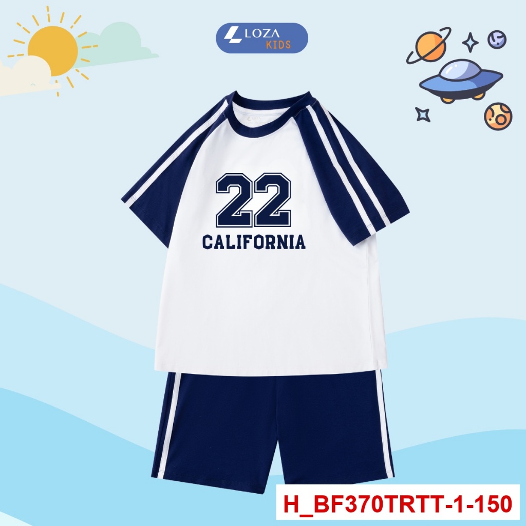 [XẢ KHO] Set bộ thun phối bé trai, bé gái lẻ size size từ 15-40kg - Loza Kids XABF01_thumbnail_34