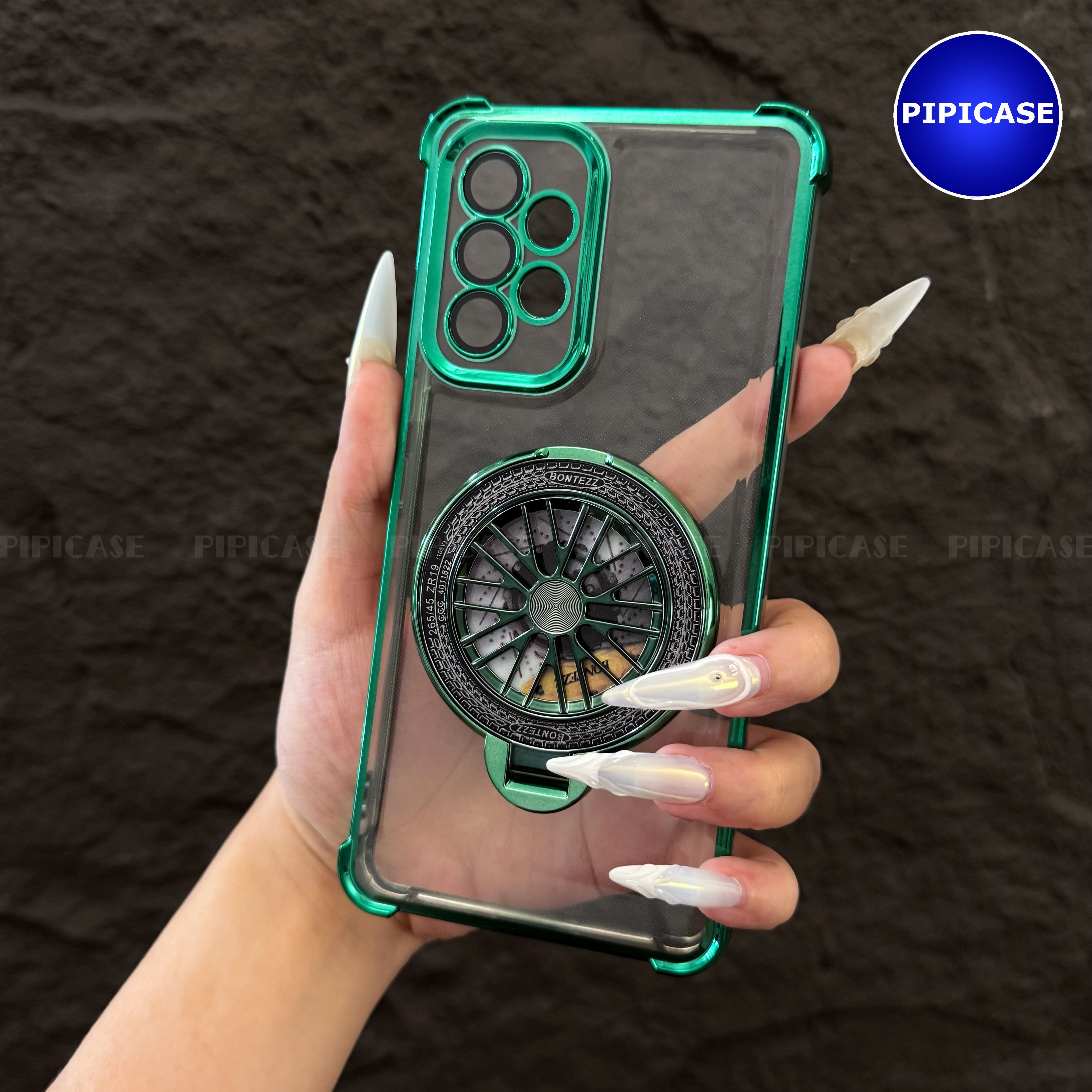 Ốp Lưng Samsung A73 - AB - Xanh Lá