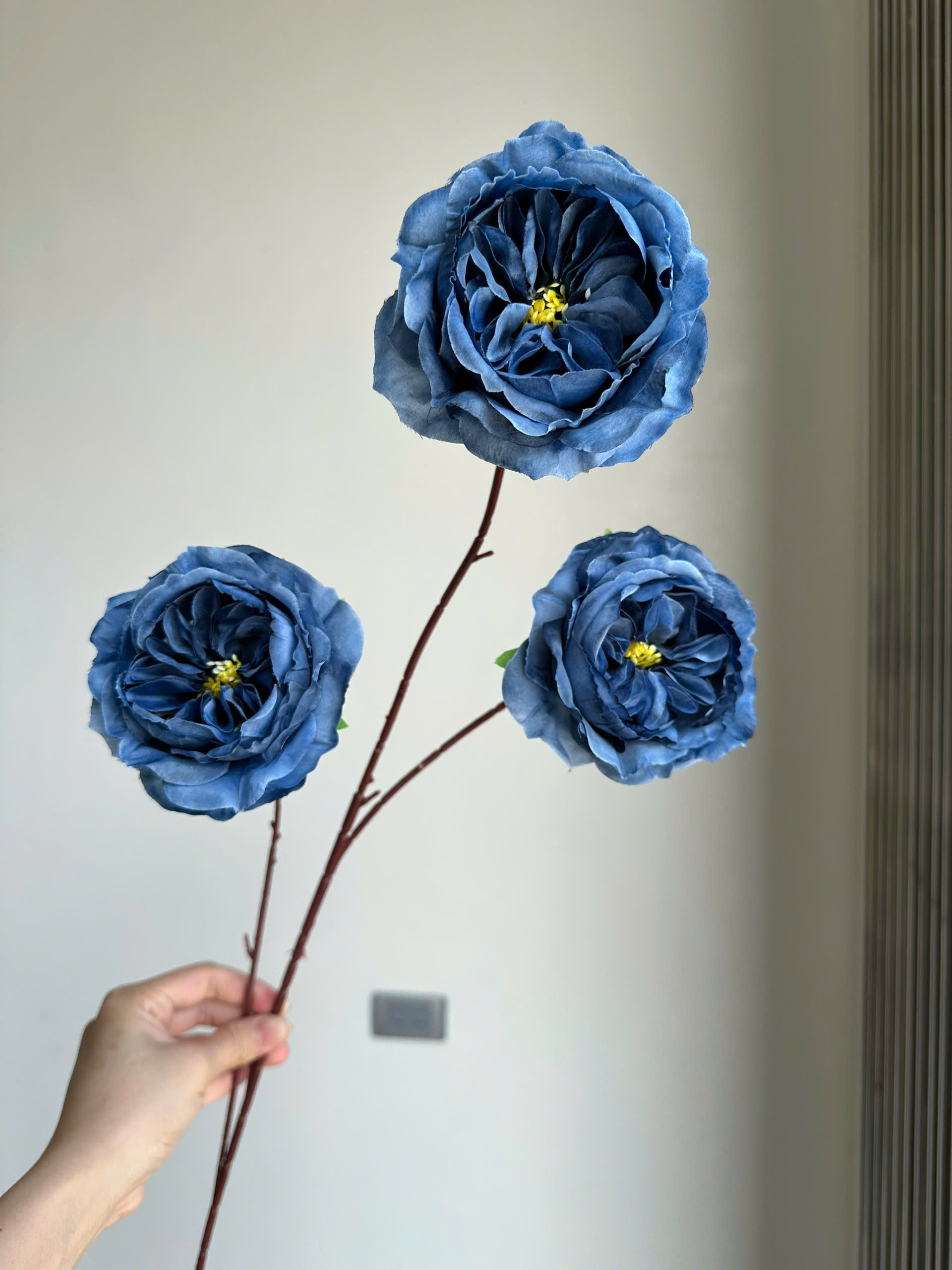 Trà Xoáy 3 Bông Hoa Lụa Trang Trí Bàn Nhỏ Xinh, Gọn Gàng Sang Trọng Không Cần Chăm Sóc_thumbnail_19