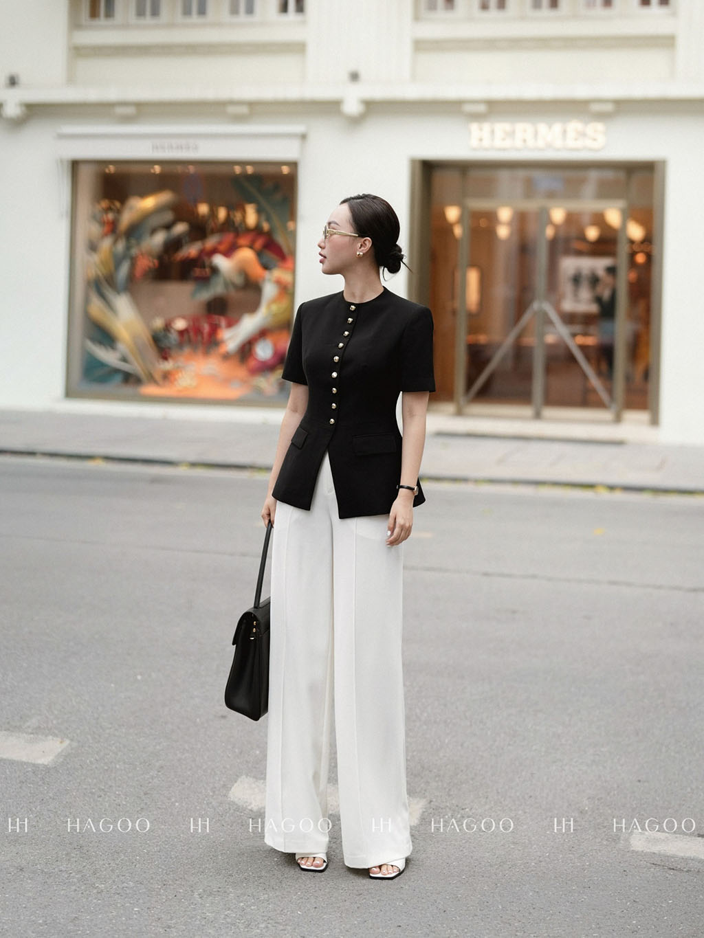 Áo ký giả cổ leo hàng cúc bọc_thumbnail_5