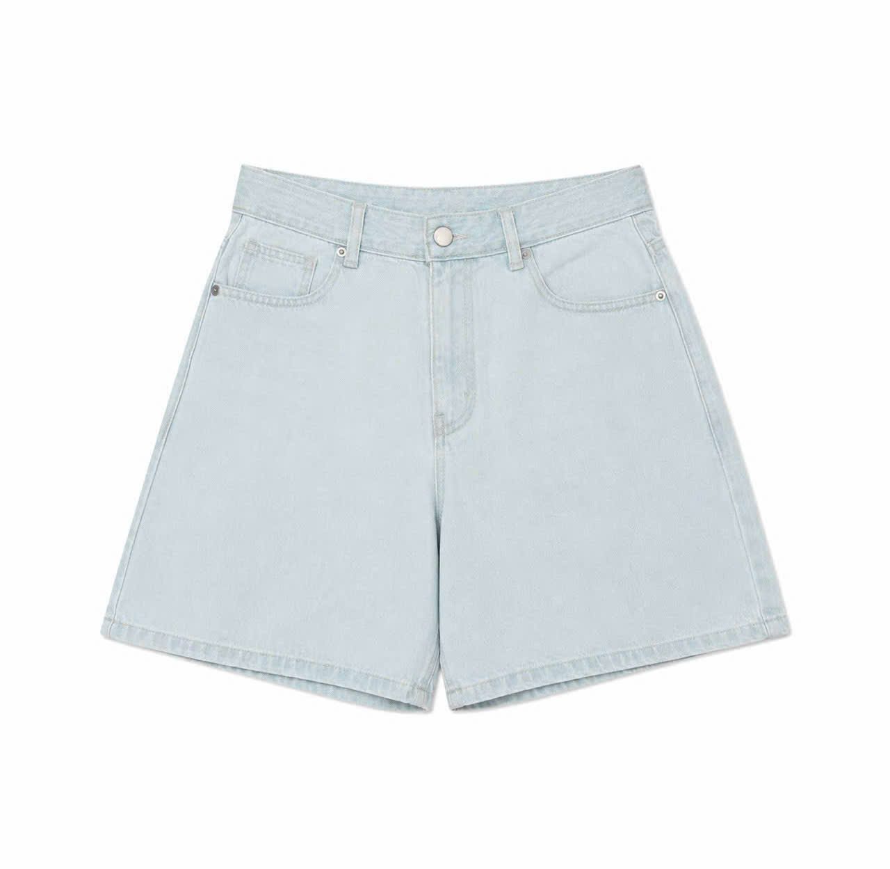 E737 SHORT JEAN LỬNG XANH NHẠT XUẤT HÀN