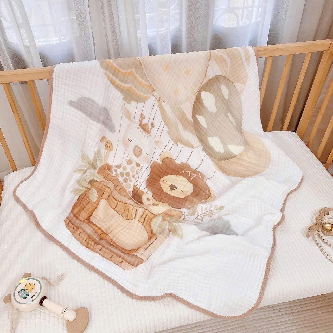 Khăn xô 6 lớp họa tiết cổ tích (100X100cm)_thumbnail_3