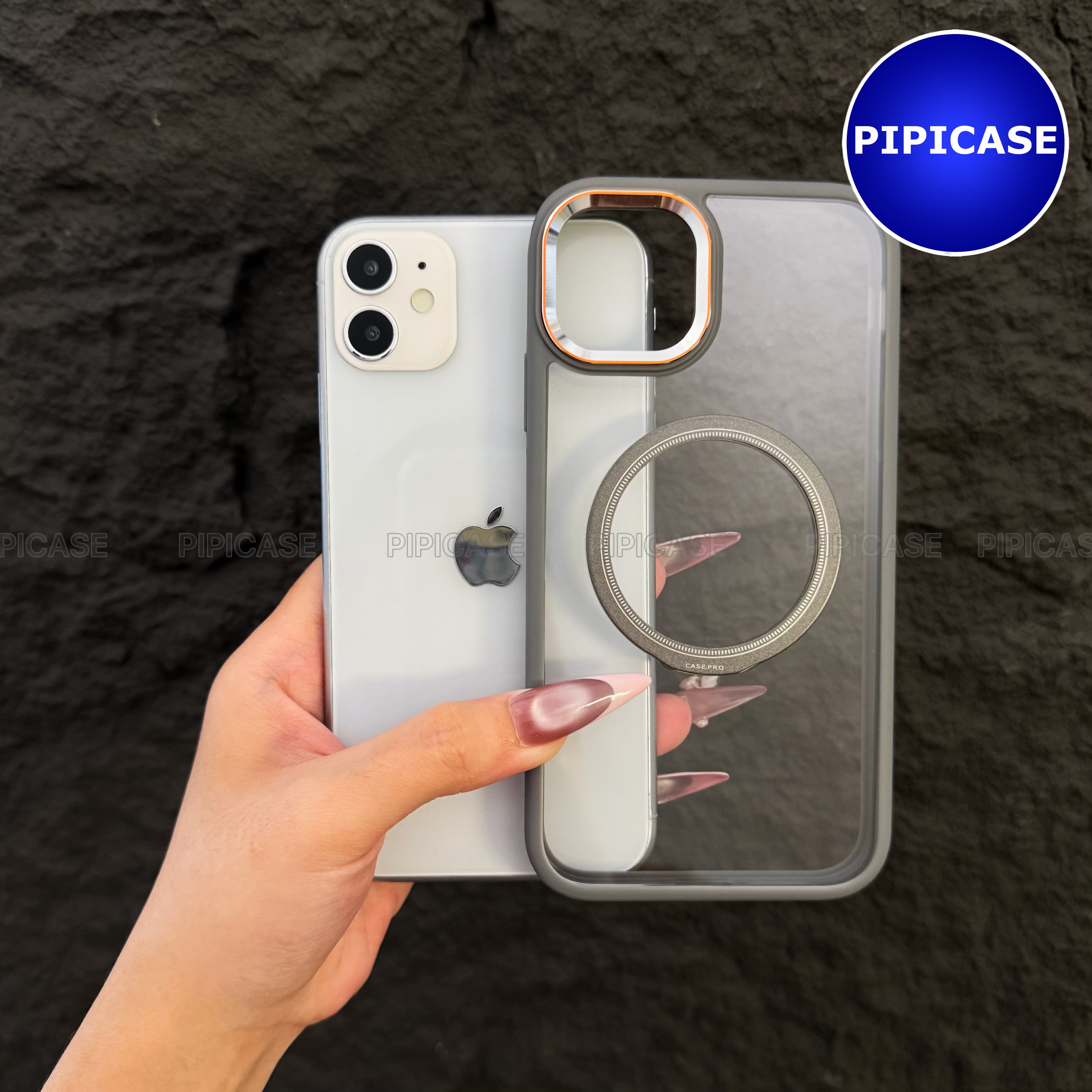 Ốp Lưng iPhone 12 - Wigu - Xám_thumbnail_7