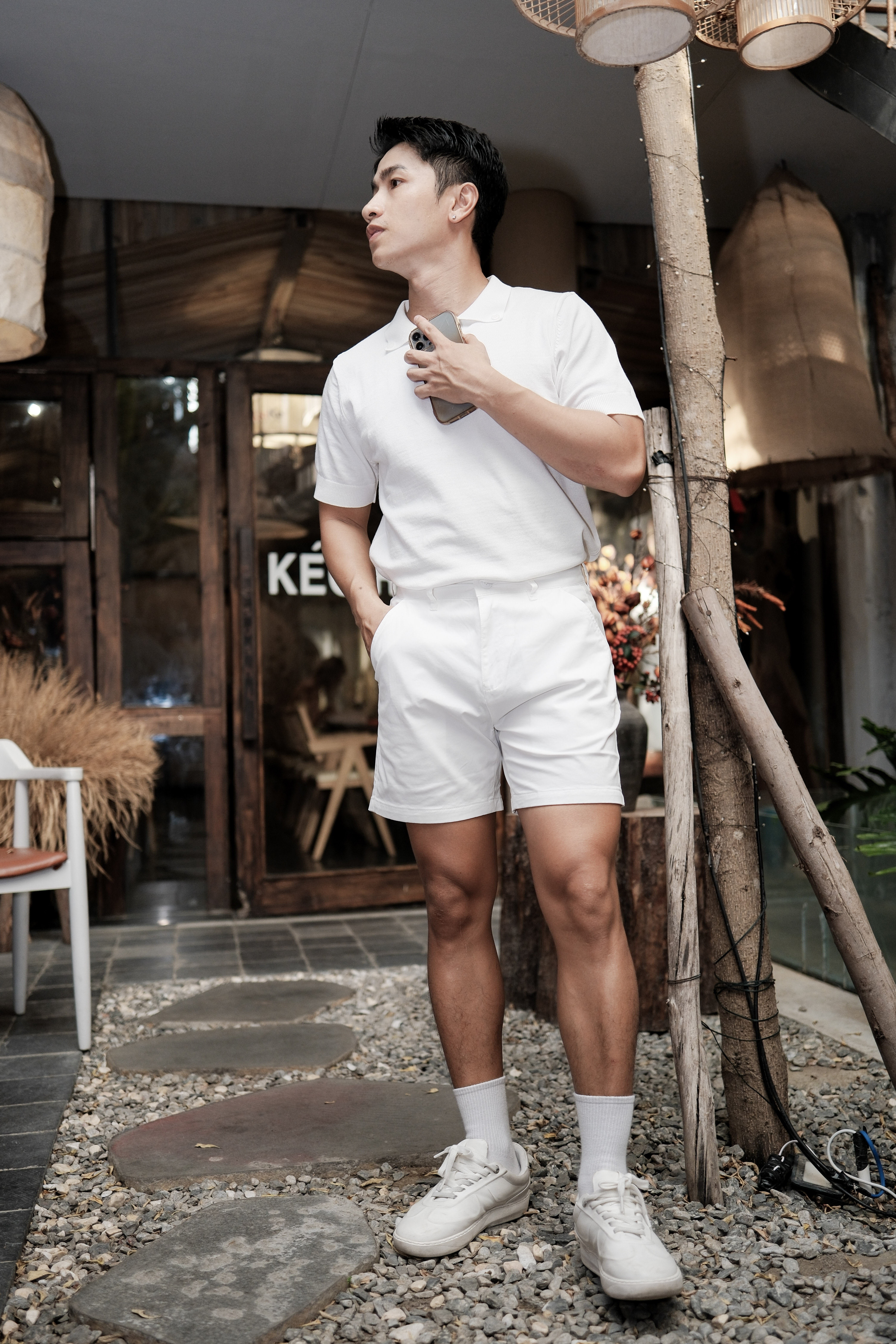 QA2 - Quần short nam ống đứng phong cách Hàn Quốc chất cotton thoáng mát mùa hè_thumbnail_4
