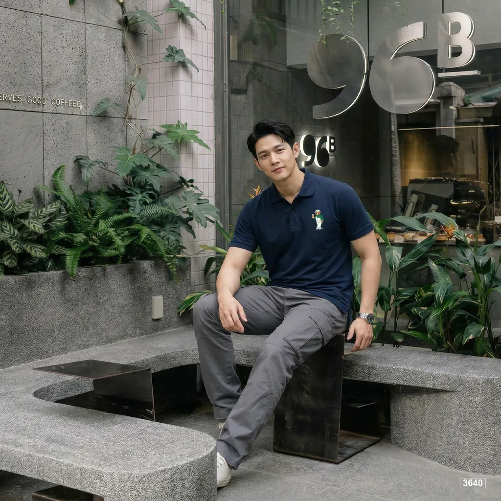 Áo polo nam chất cá sấu dày dặn đứng form Polux 3640_thumbnail_5