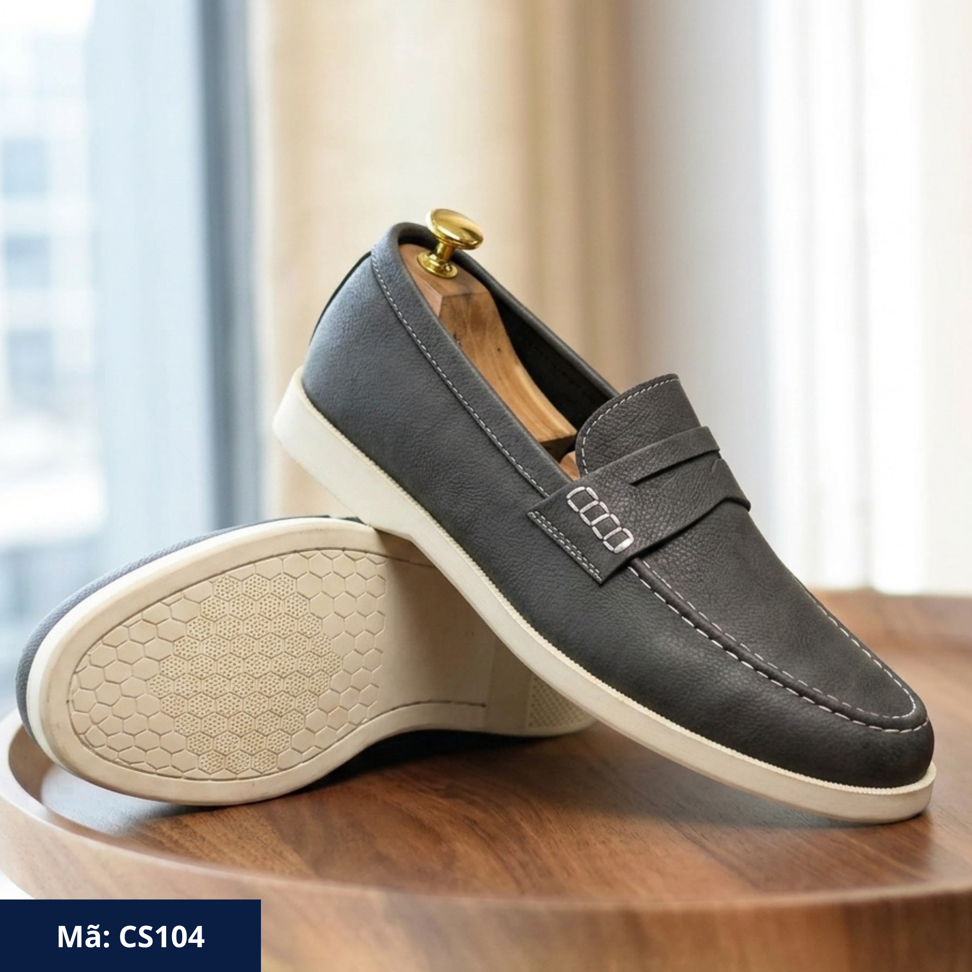 Giày lười da cao cấp CS104