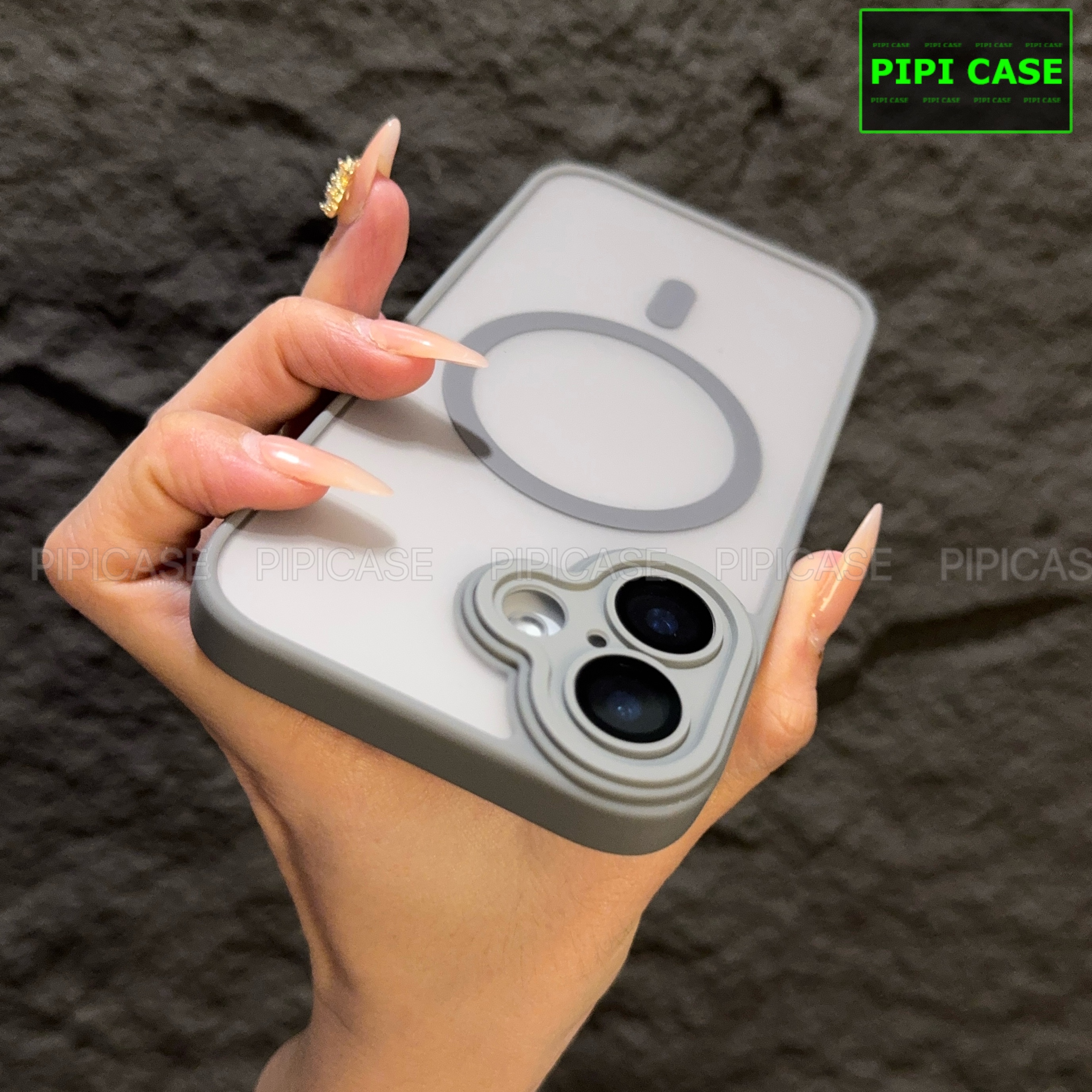 Ốp Lưng iPhone 16 - Kao - Xám_thumbnail_5