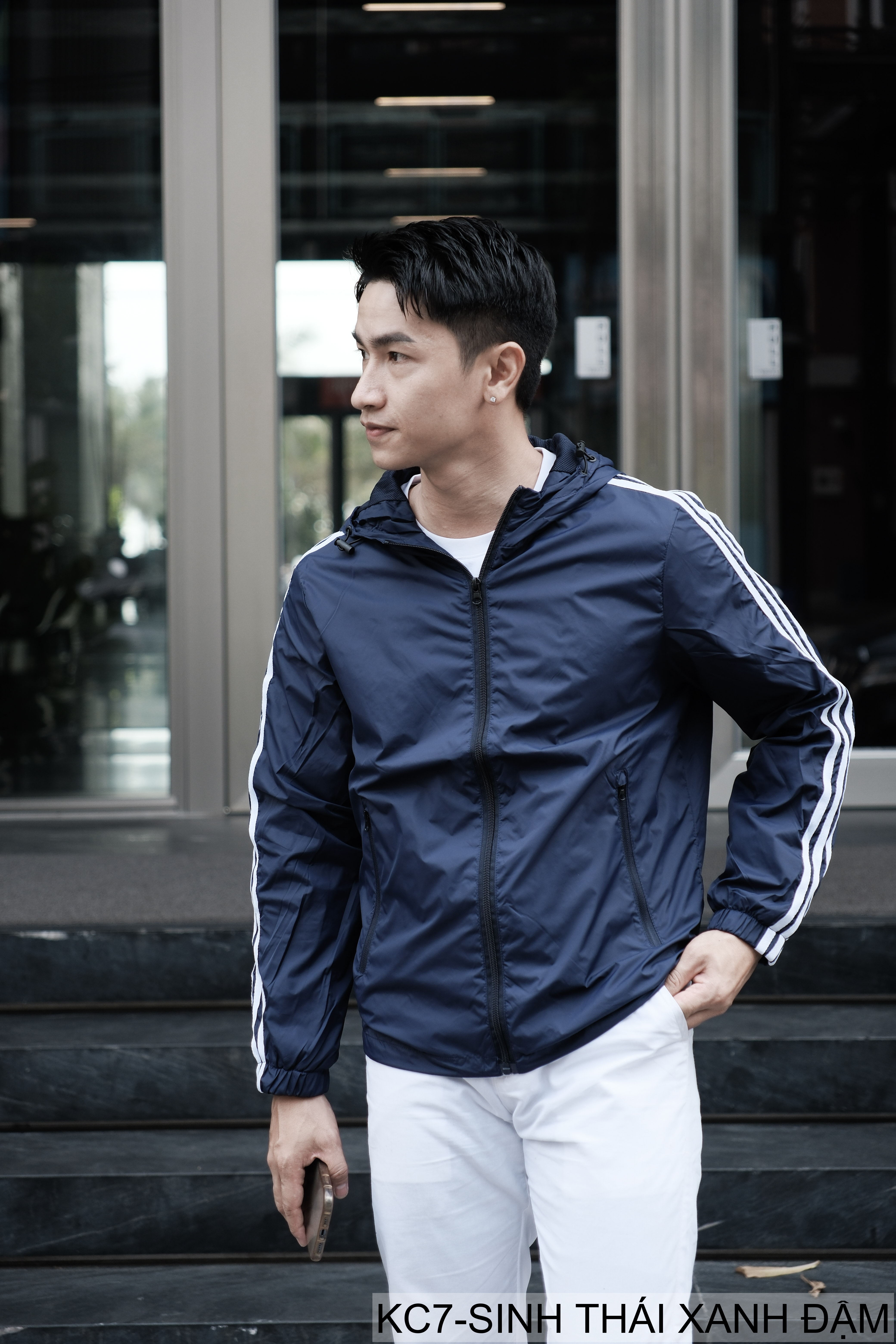 KC7 - Áo khoác nam thể thao oversize tay dài có mũ, chất liệu polyester thoáng mát, 3 màu xanh dương, đen, xanh đậm_thumbnail_36