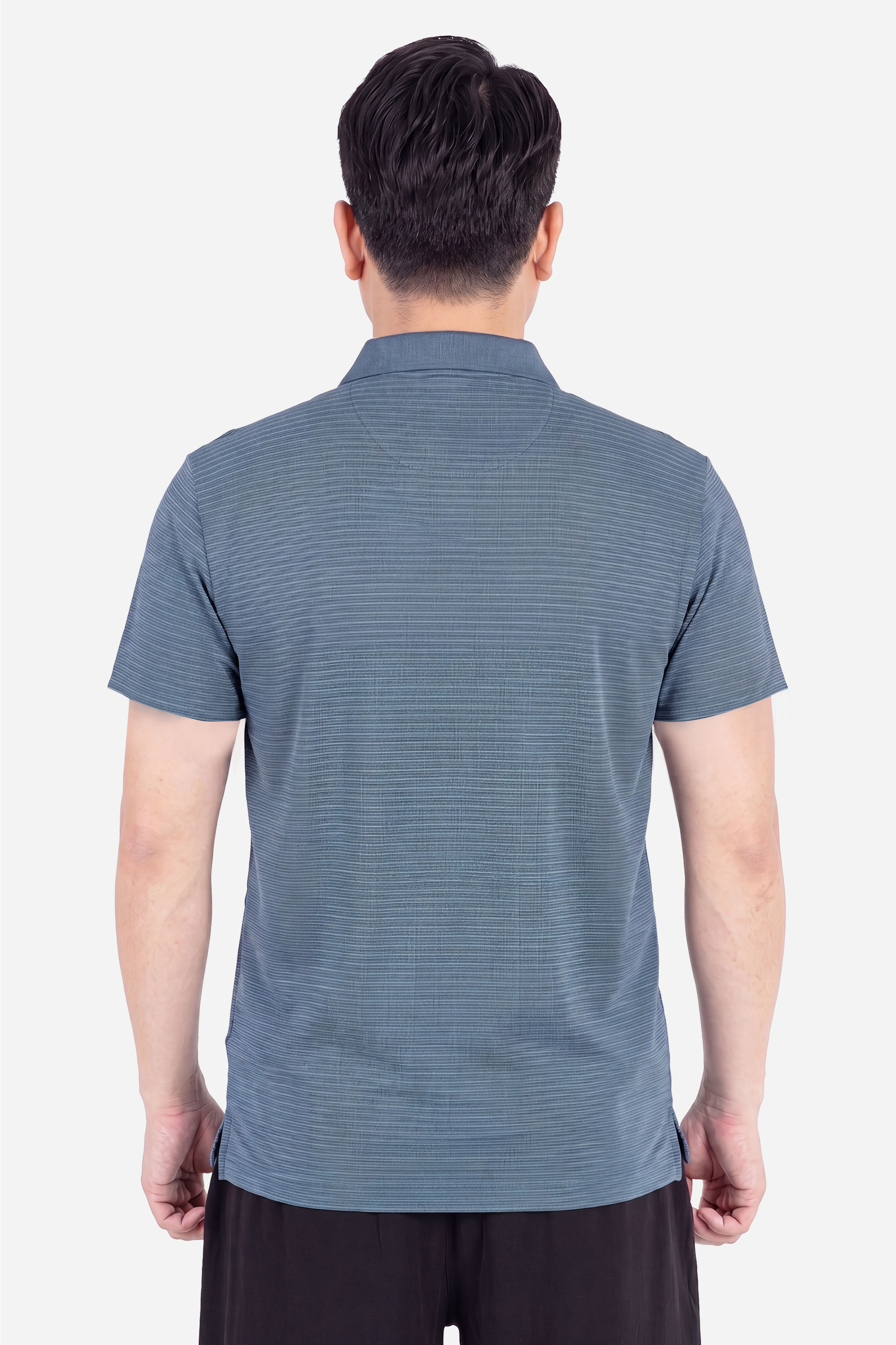 Áo Polo Cotton Túi Ngực Nam Trung Niên Phom Suông Xẻ Tà Màu Đen_thumbnail_50