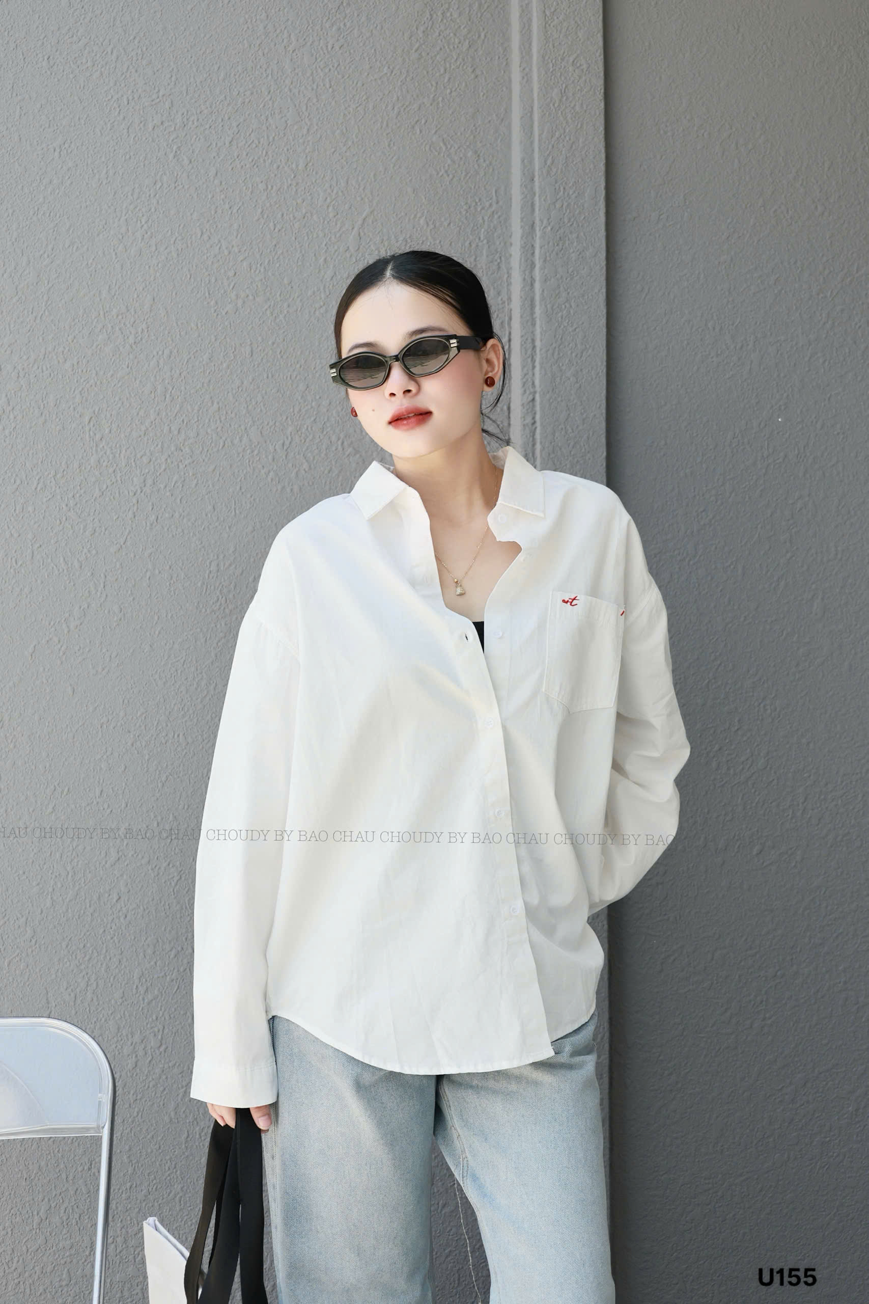 U155 ÁO SOMI TRẮNG