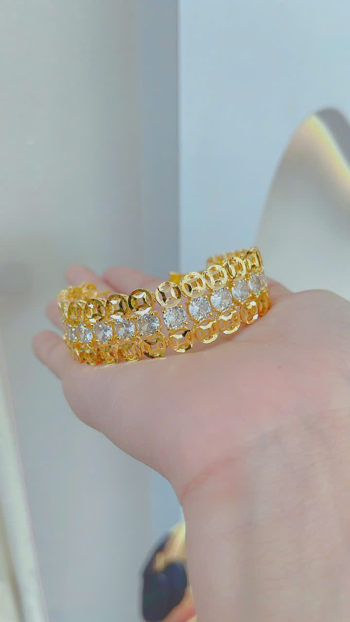 Lắc Tay Kim Tiền 3 Hàng_thumbnail_1
