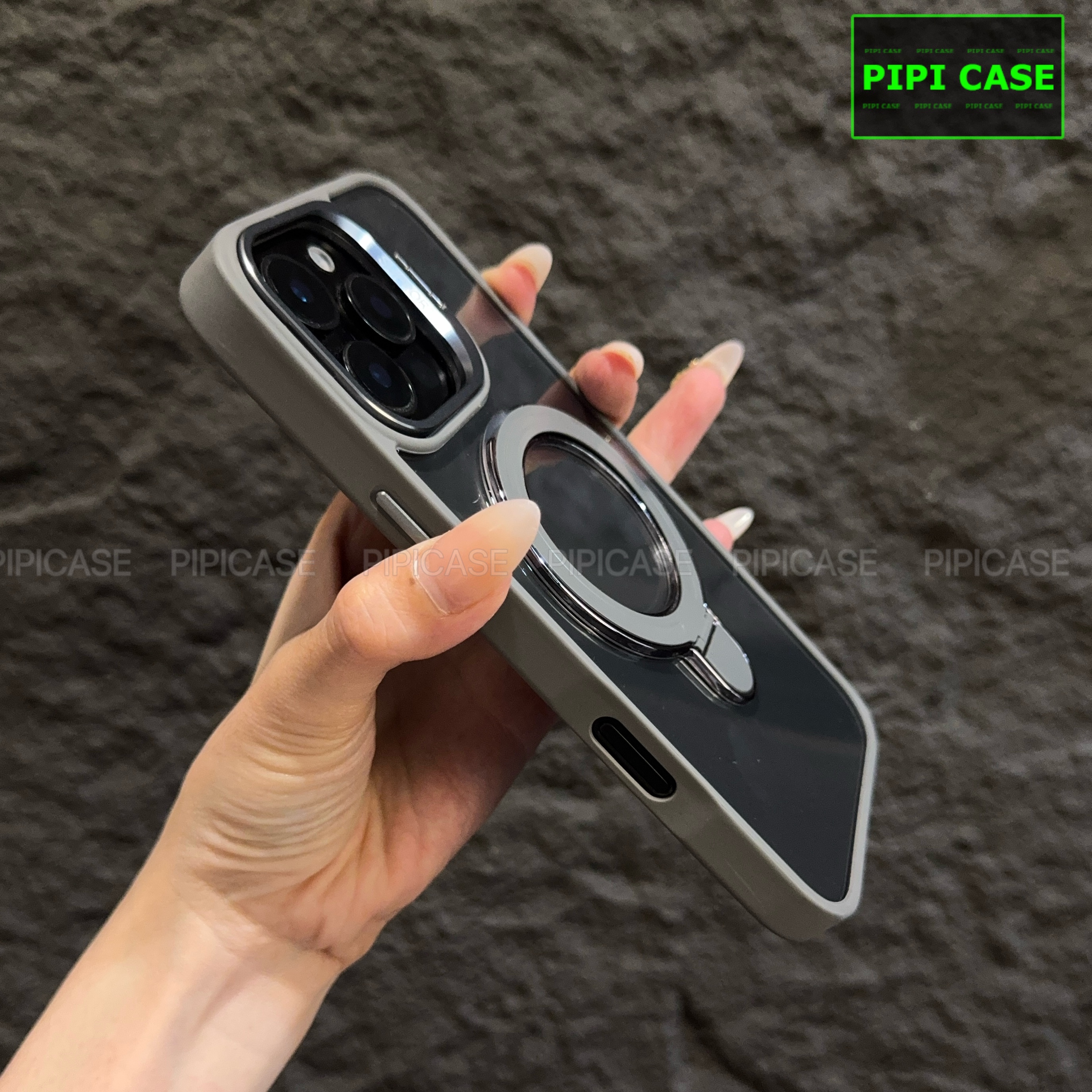 Ốp Lưng iPhone 12 Pro Max - Super Gone - Xám_thumbnail_6