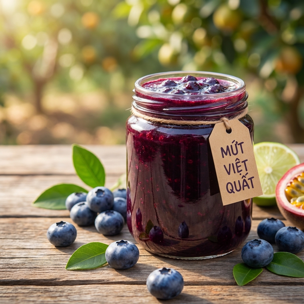 Tuyệt Chiêu Làm Mứt Việt Quất Sánh Mịn, Bảo Quản Được Lâu
